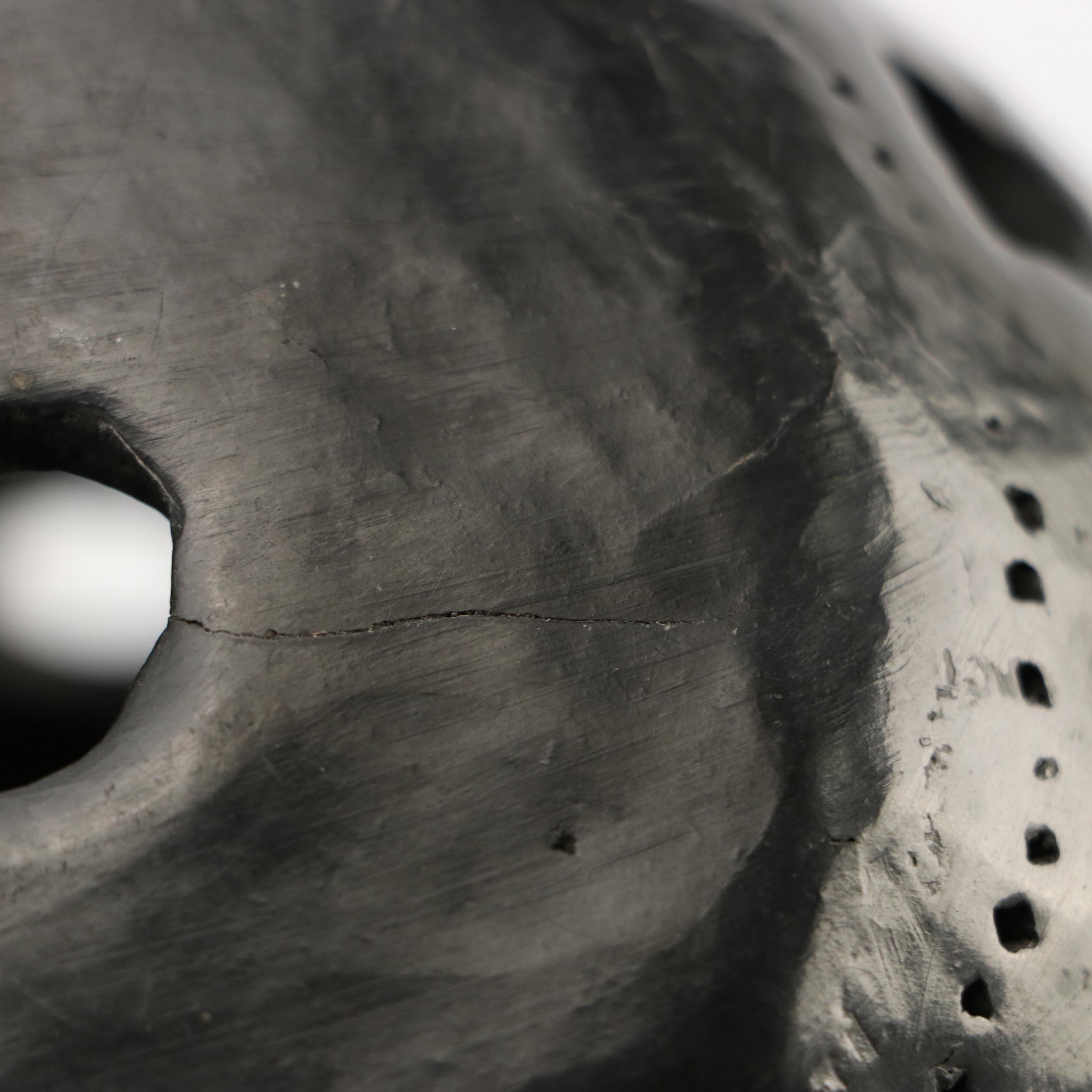 Blackware Duck Shaped Vessel and Pierced Vase