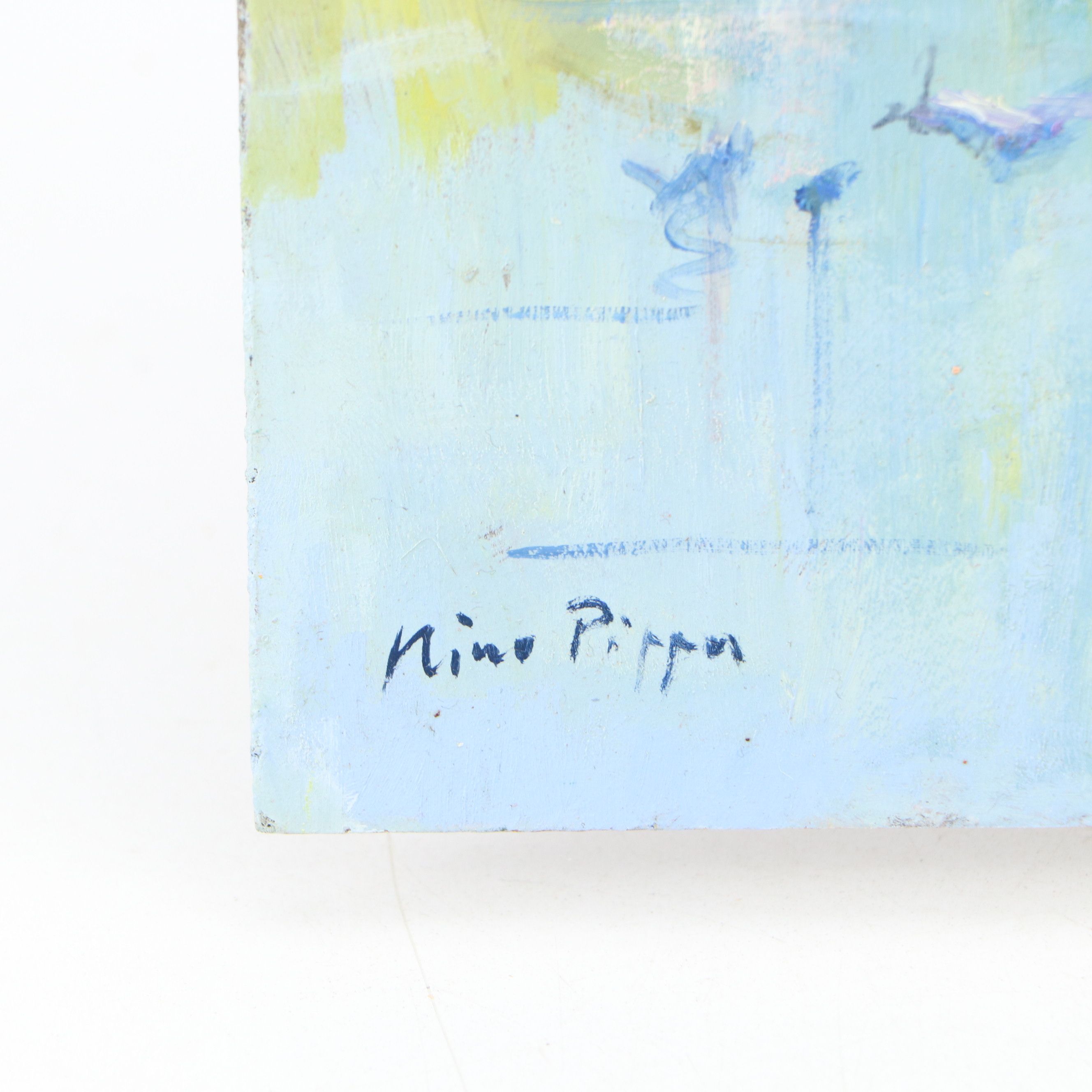 Nino Pippa Oil Painting "Paris - Seine River Scene," 2019