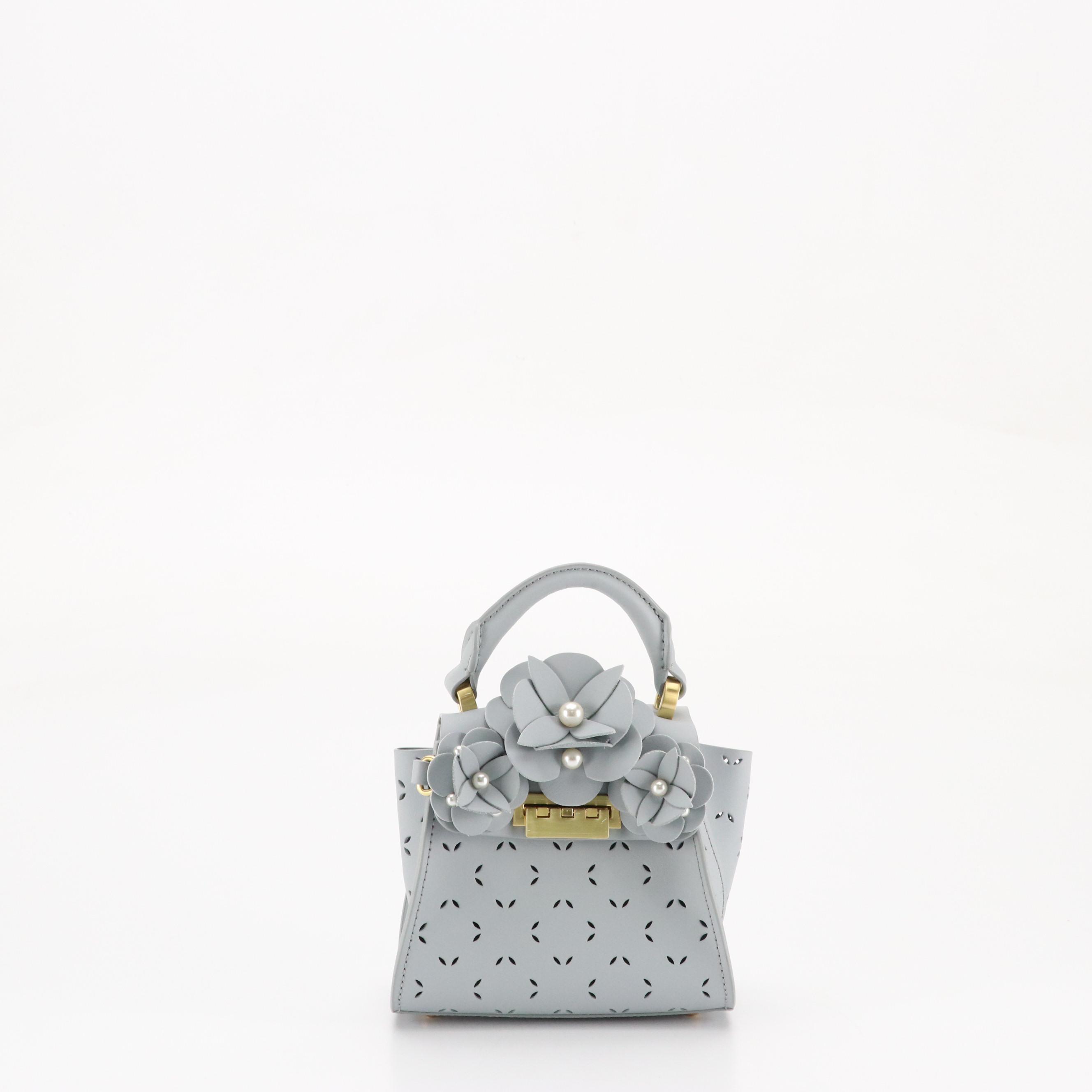 Zac Posen Leather Mini Amelia Faux Pearl Handbag & Eartha Top Handle Crossbody