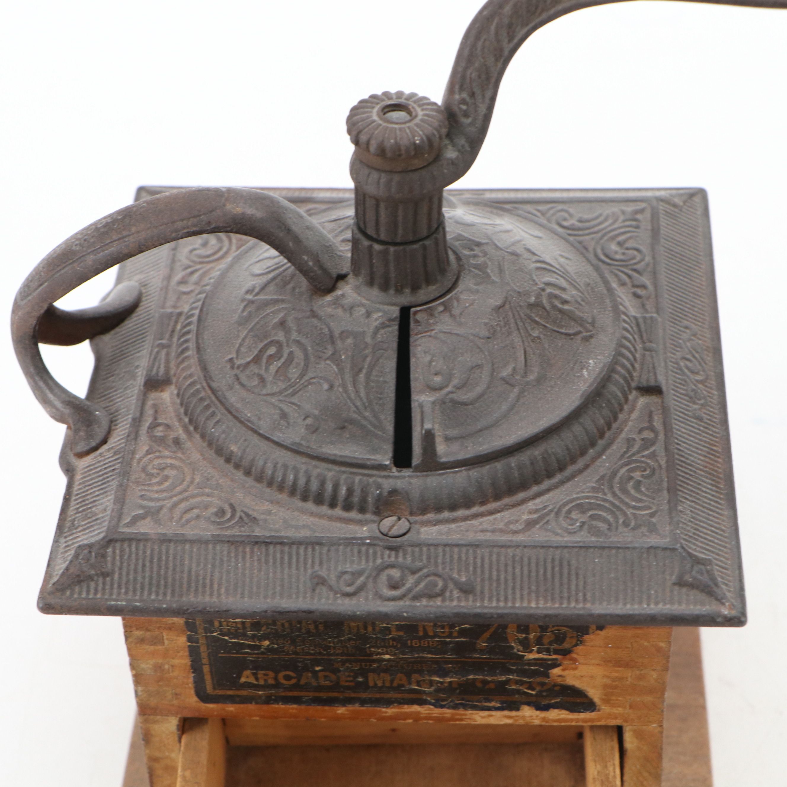 Arcade Imperial Mill No. 705 with Other Victorian Wood and Metal Coffee Grinder