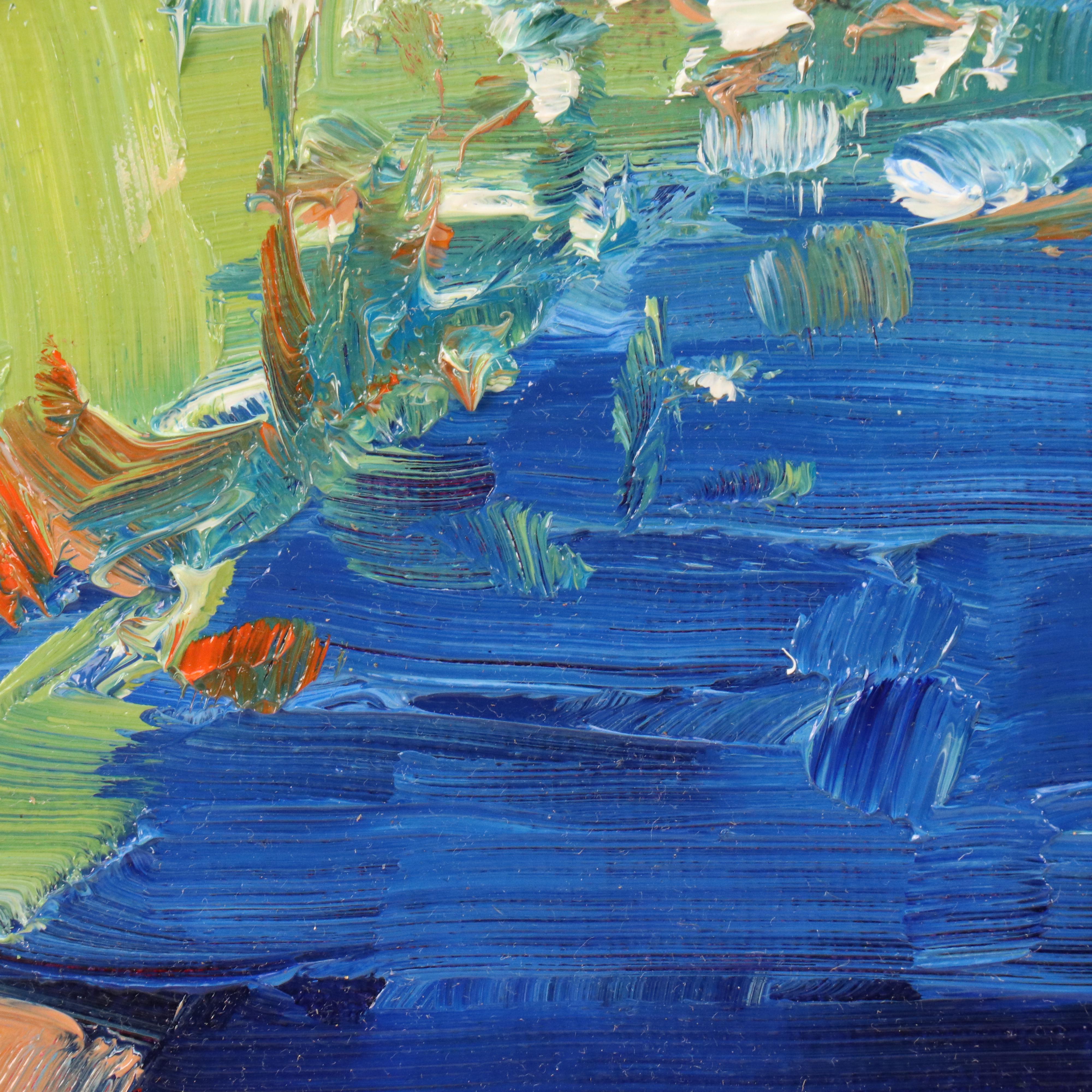 Serguei Novitchkov Stylized Oil Painting "Shoreline Of Dreams," 2025