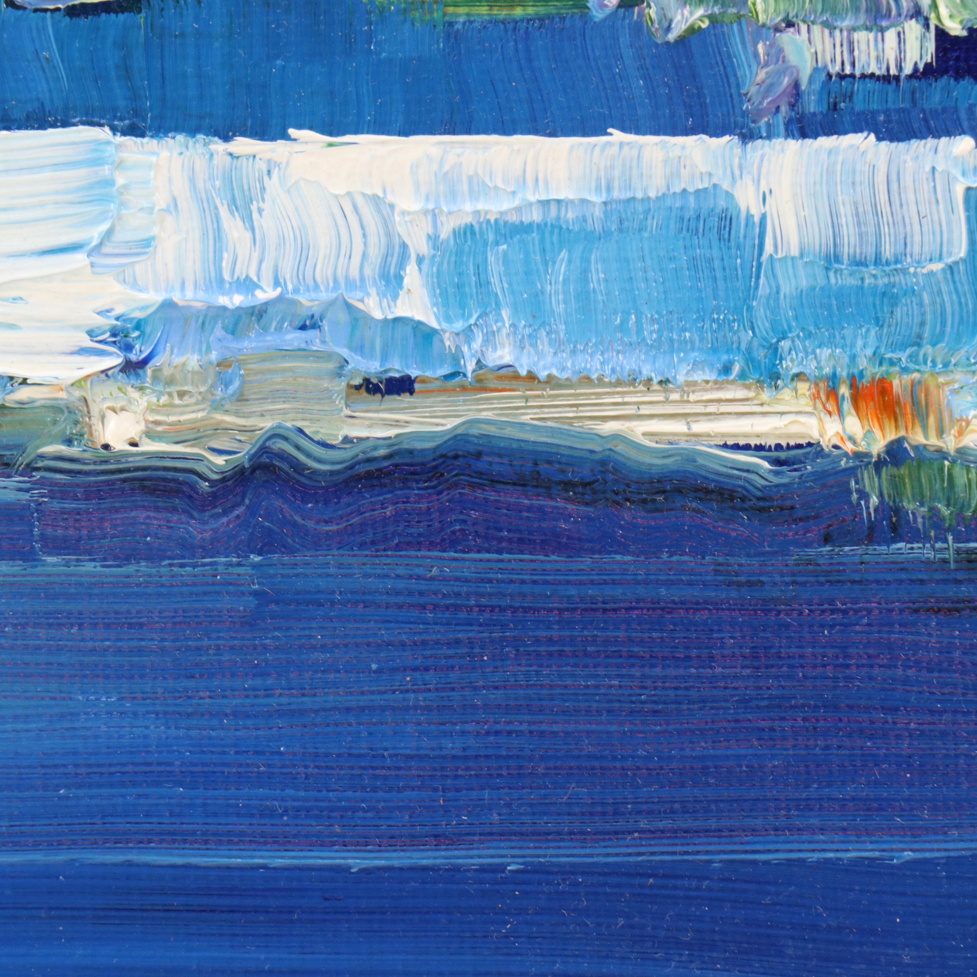 Serguei Novitchkov Stylized Oil Painting "Shoreline Of Dreams," 2025