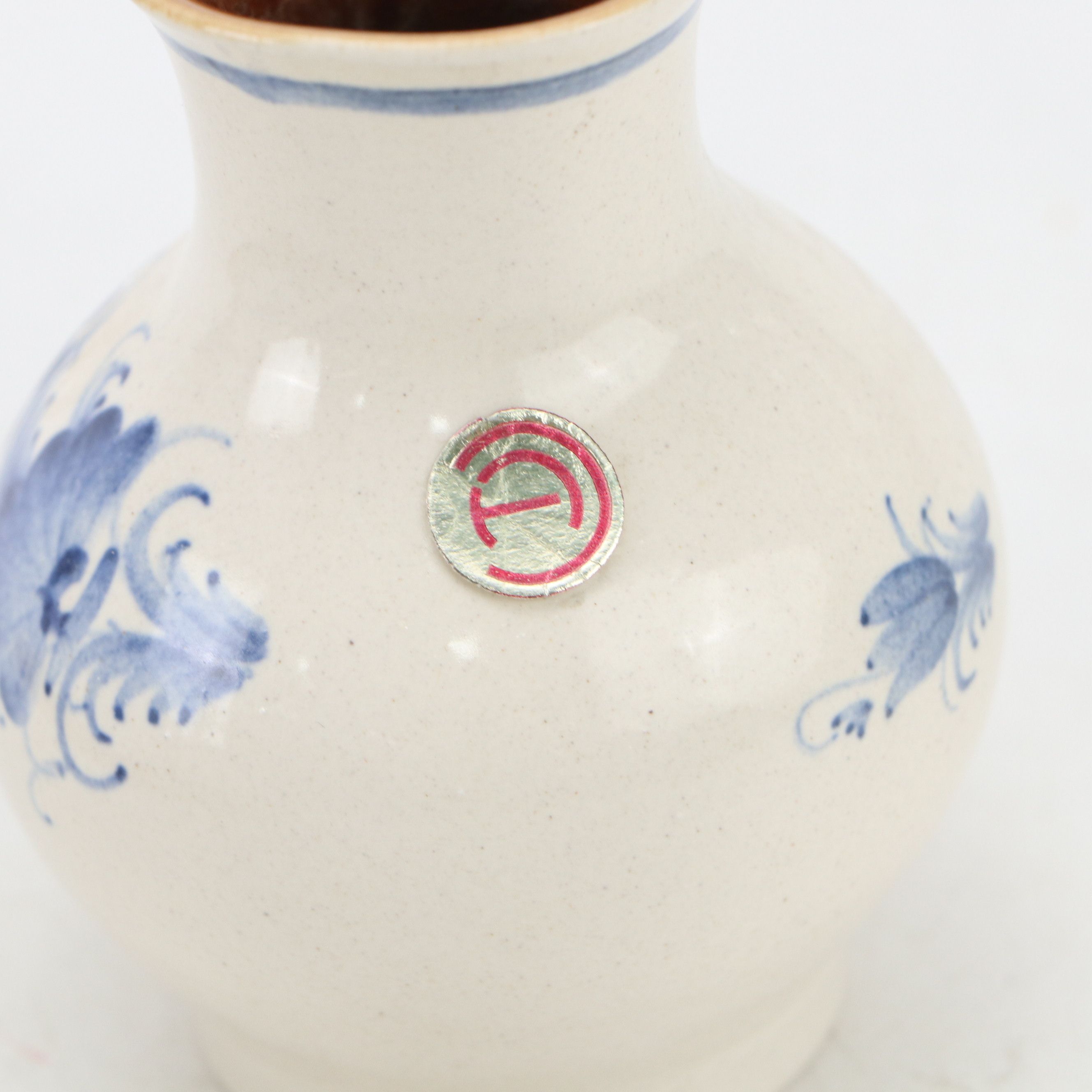 De Delftse Pauw Candlesticks with Other Wall Mounted Coffee Grinder and Vase