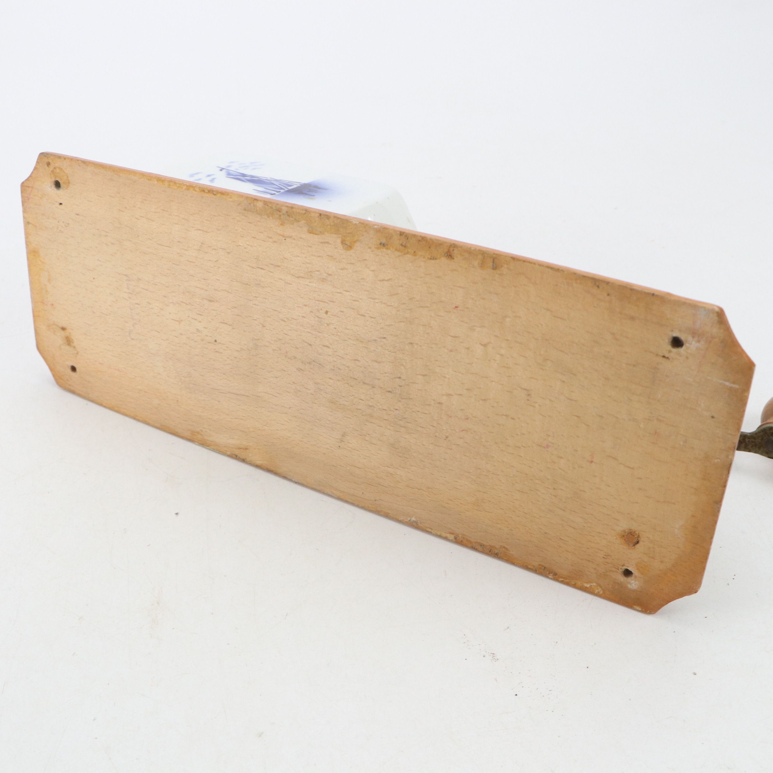 De Delftse Pauw Candlesticks with Other Wall Mounted Coffee Grinder and Vase