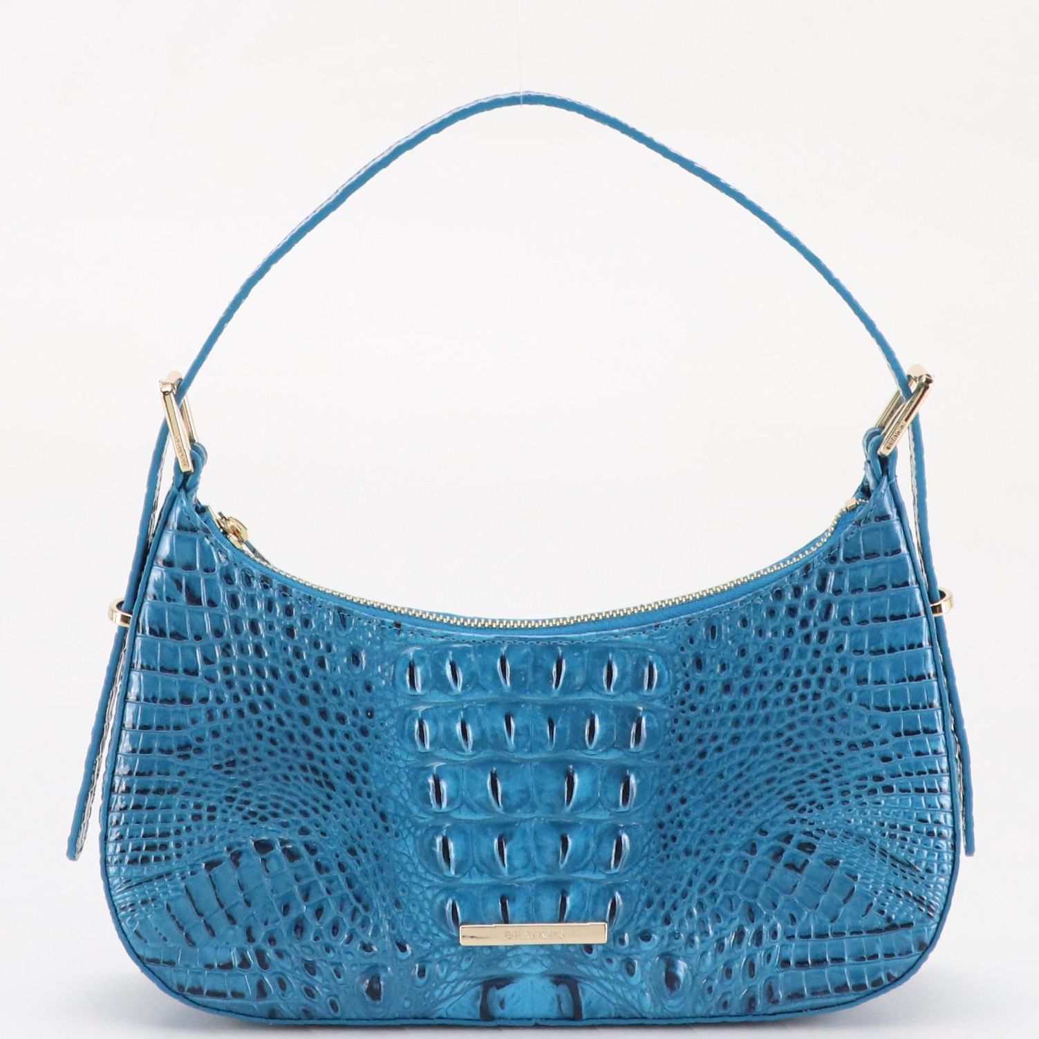 Brahmin Kyrie Shoulder Bag in "Vibrant Azure" Melbourne Leather