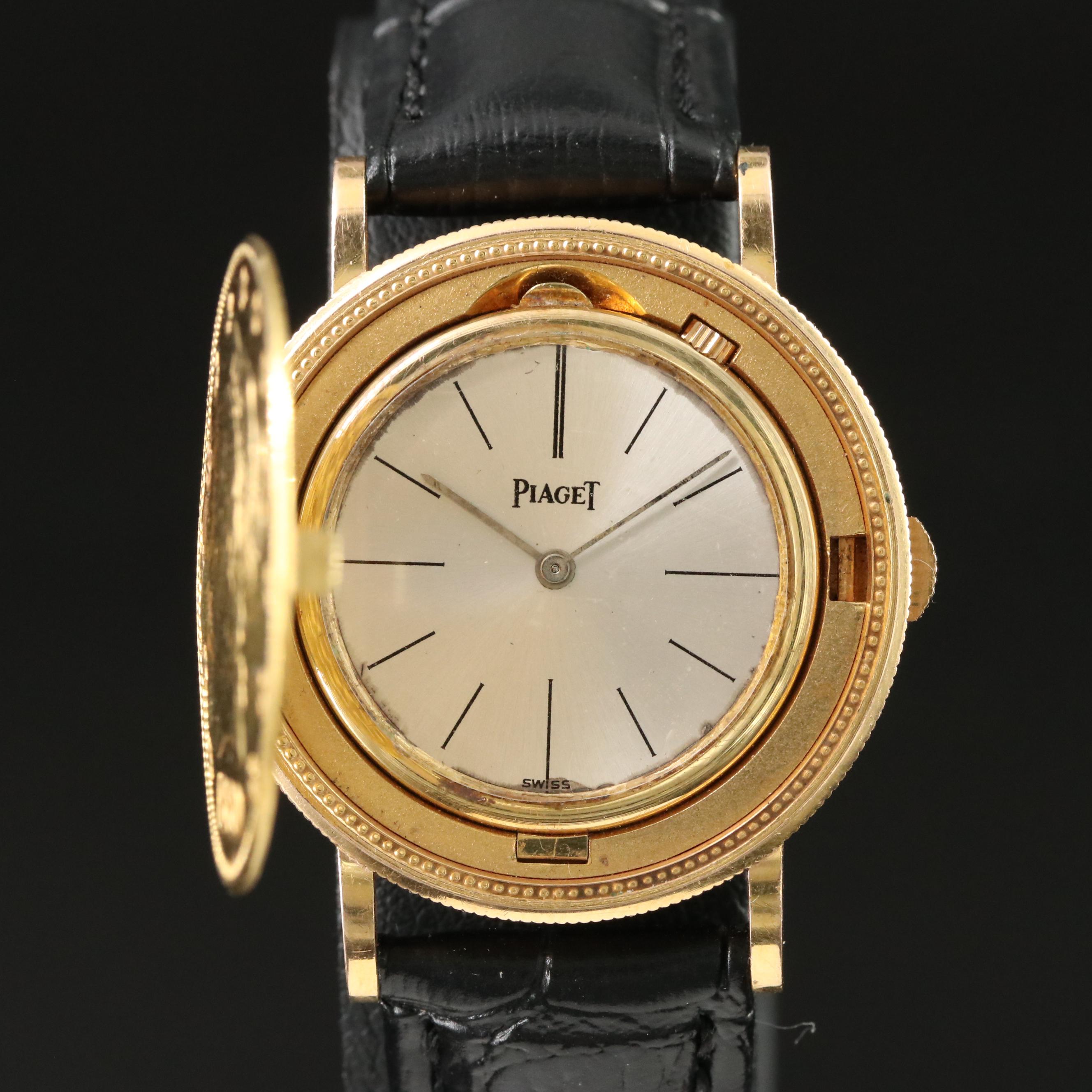 Piaget 18K Gold Coin Watch