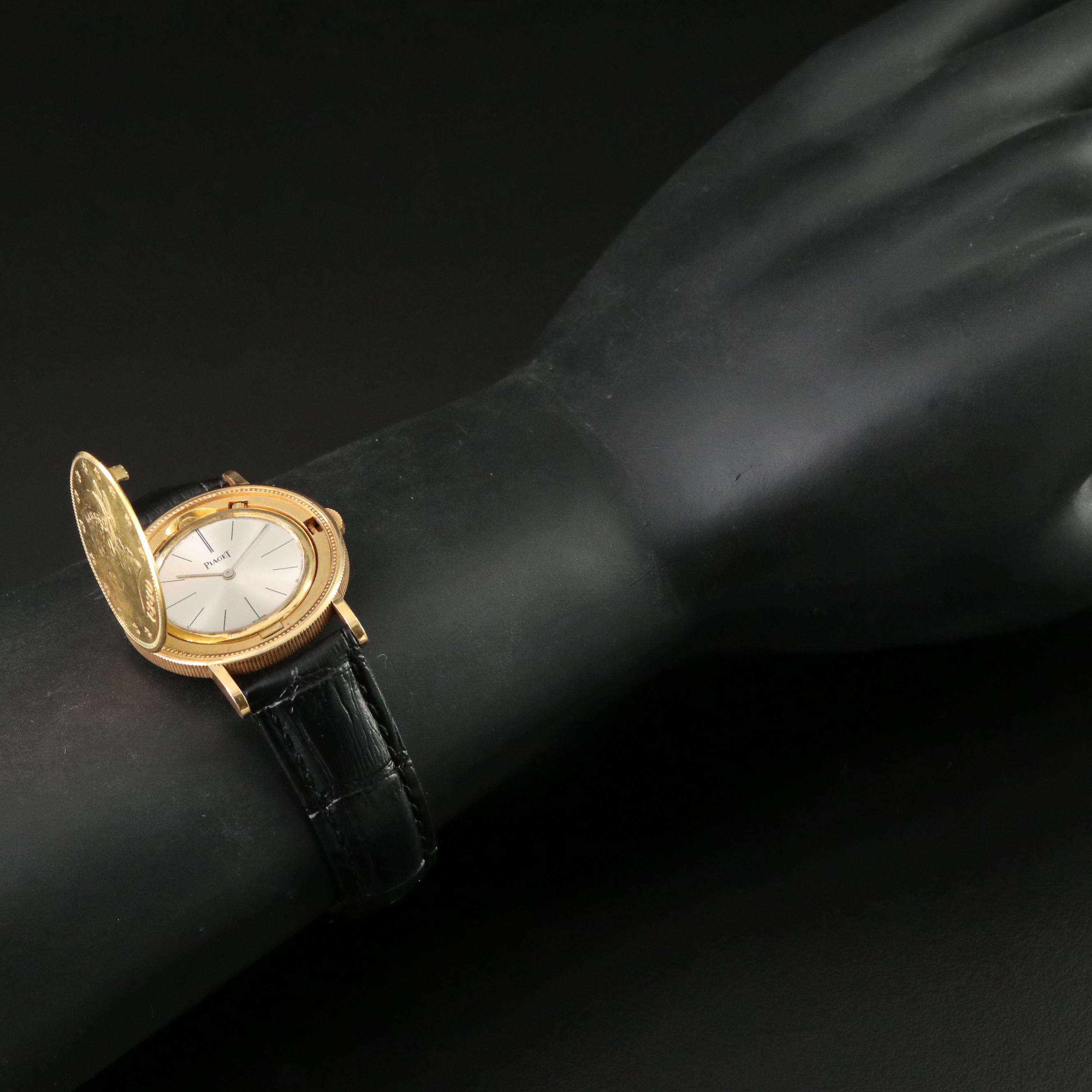 Piaget 18K Gold Coin Watch