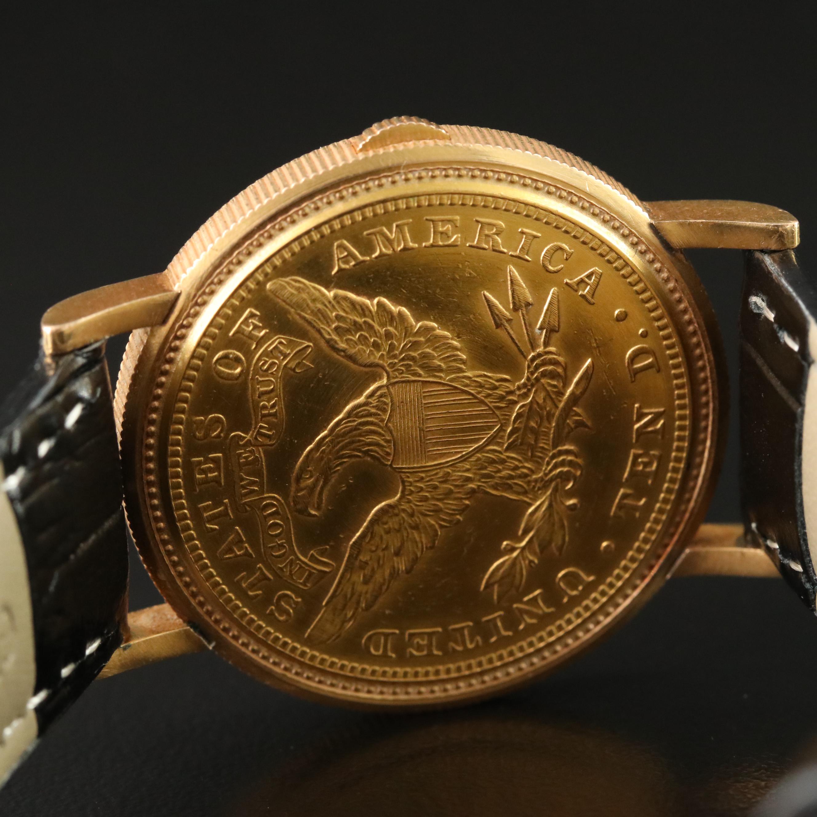 Piaget 18K Gold Coin Watch