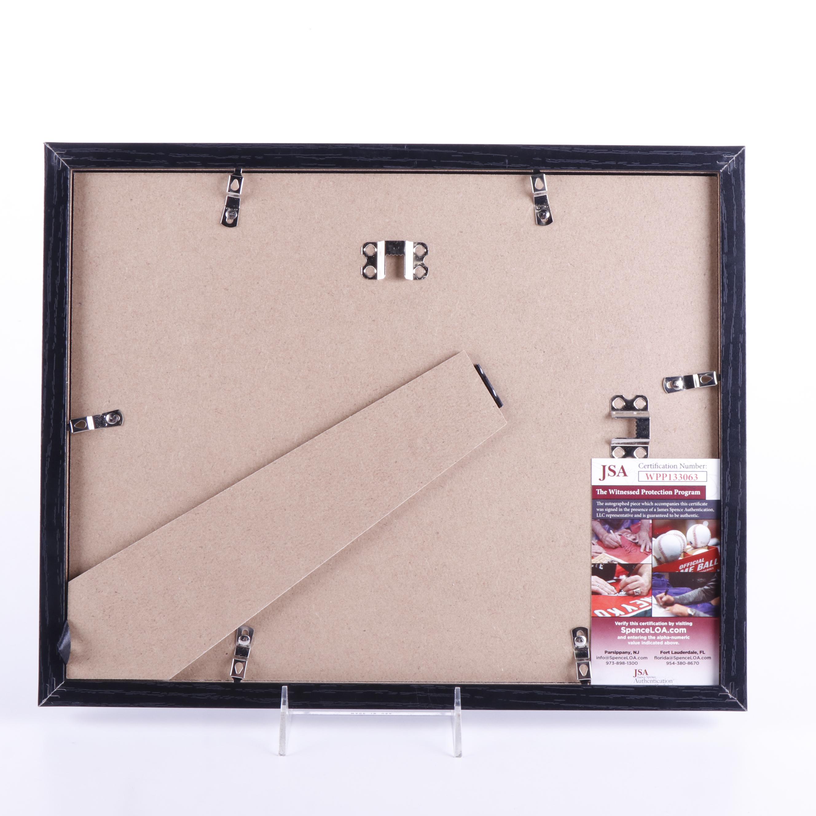 Ari Lehman Signed “Friday The 13th” Print in Matted Frame, JSA