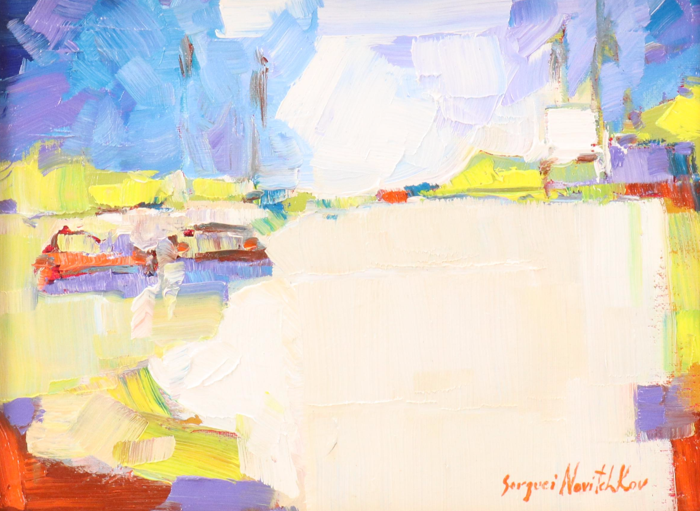 Serguei Novitchkov Stylized Oil Painting "Quiet Nook," 2025