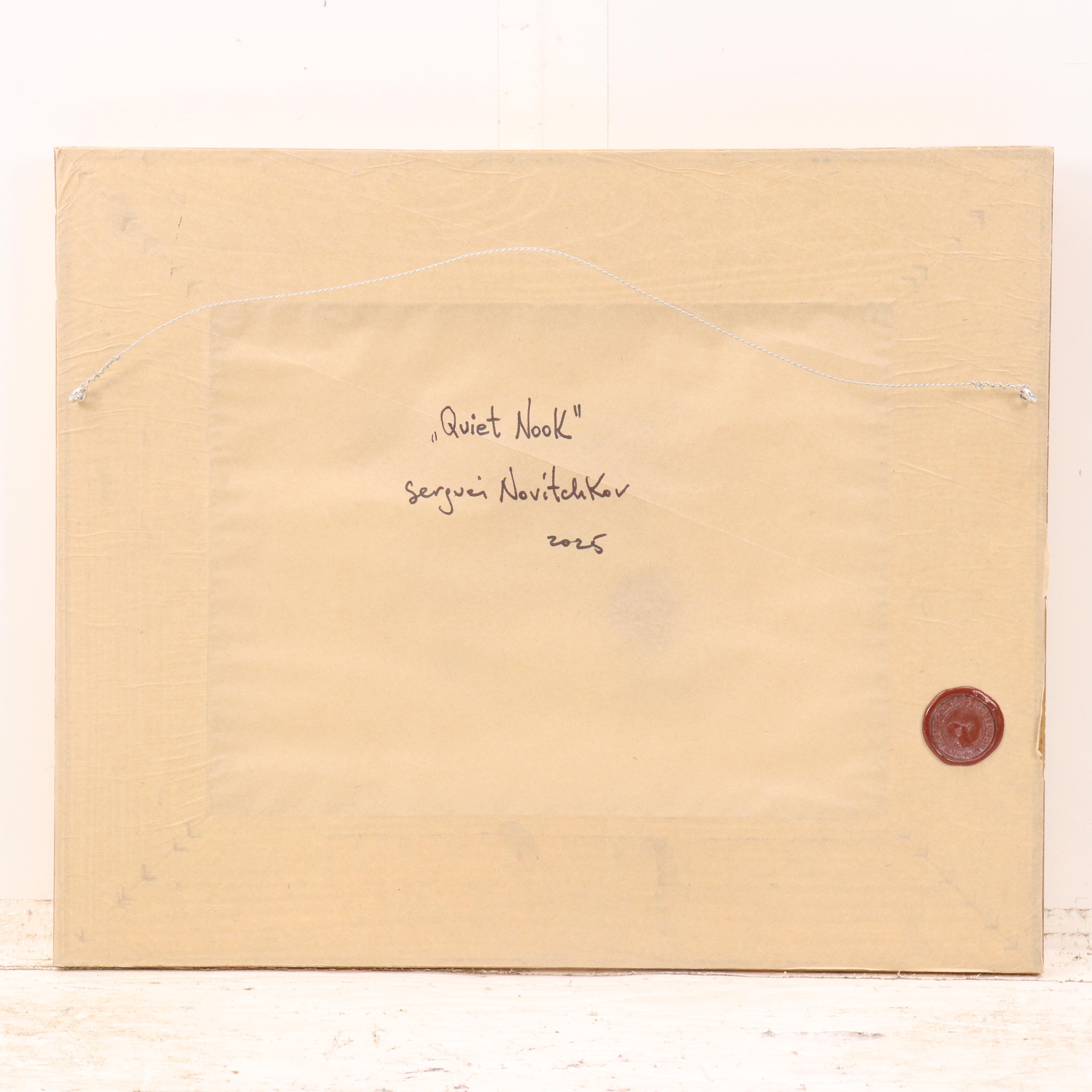 Serguei Novitchkov Stylized Oil Painting "Quiet Nook," 2025