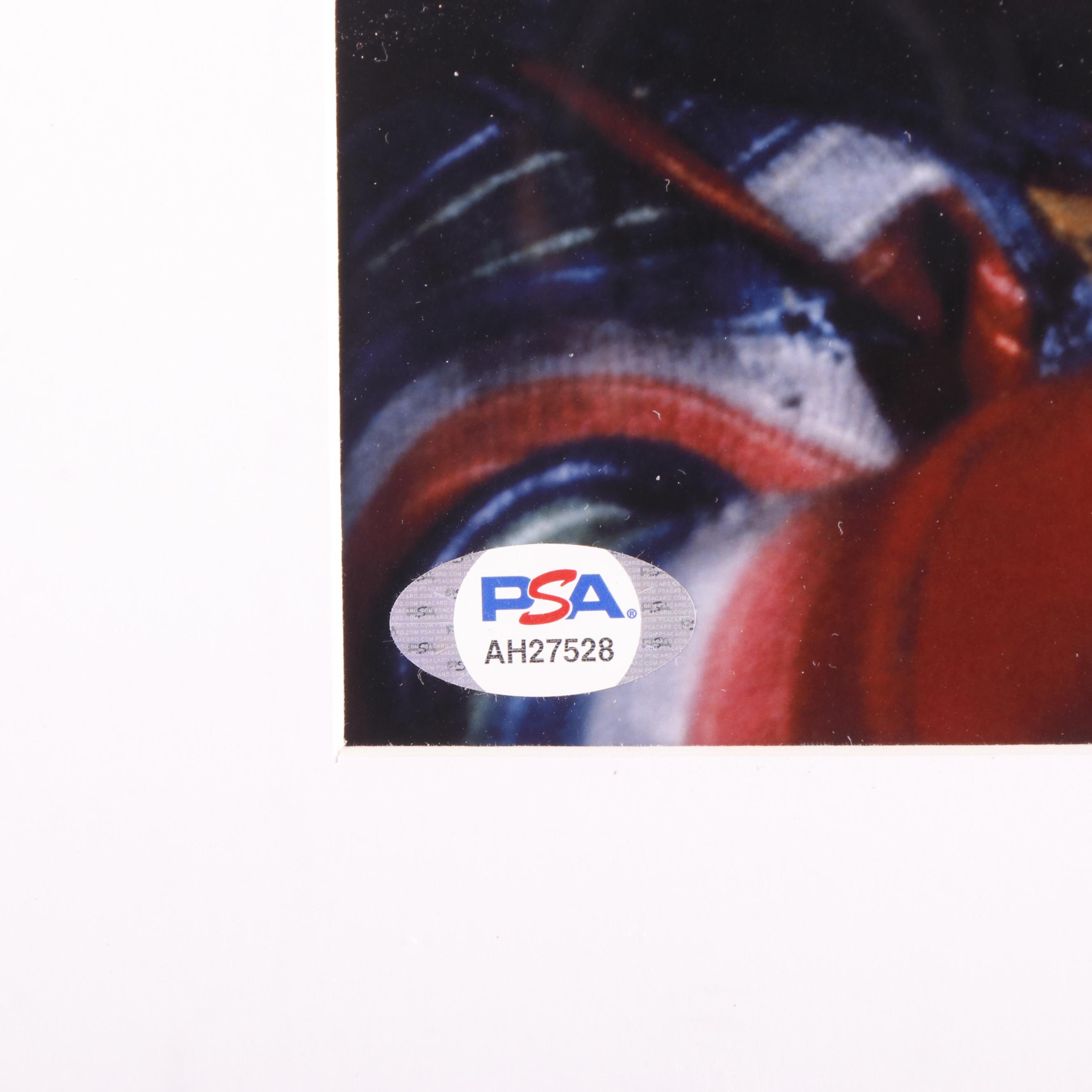 Alex Vincent Signed “Child’s Play” Movie Print in Matted Frame, PSA