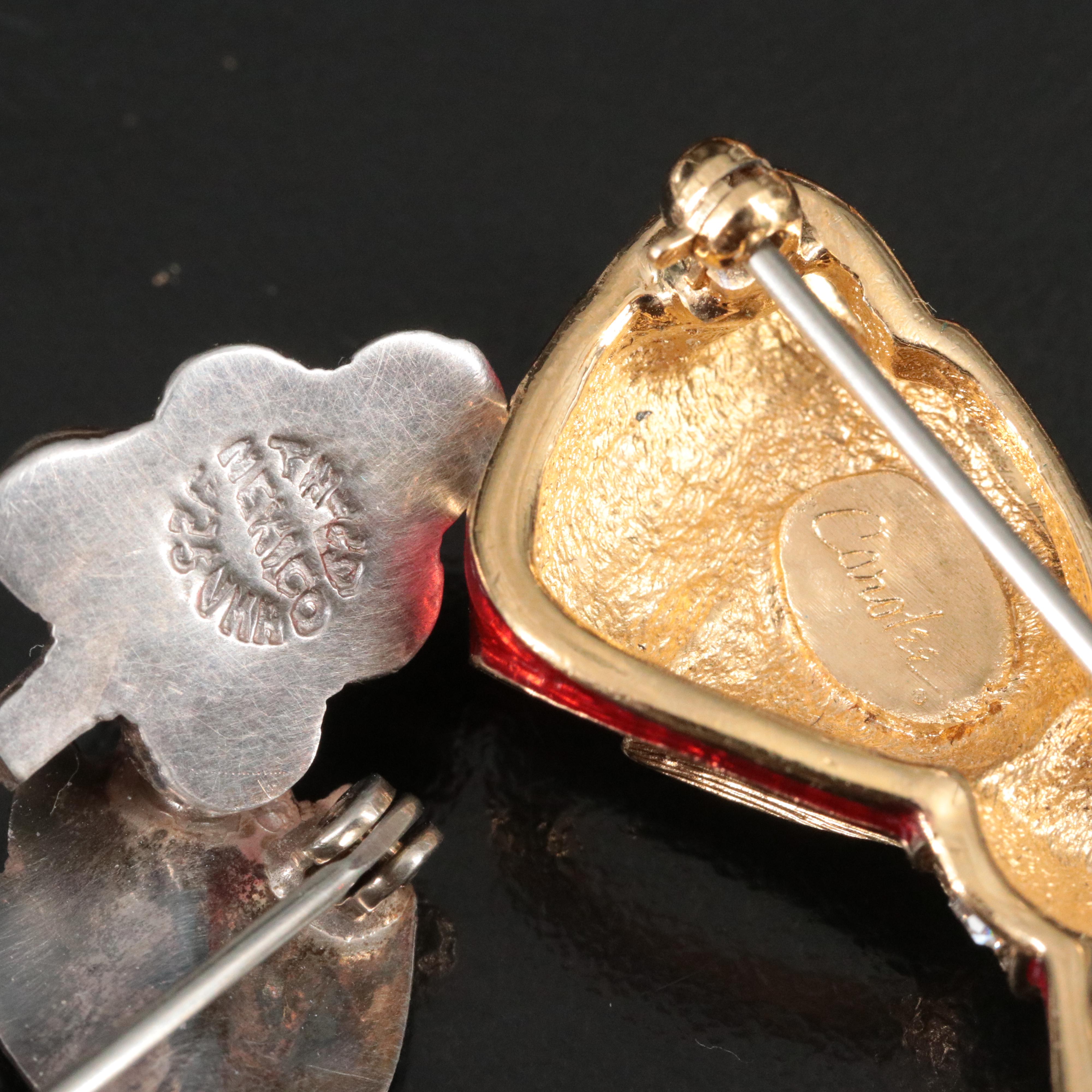 Jewelry Collection Including Krementz & Sterling Teapot Charm Pendants