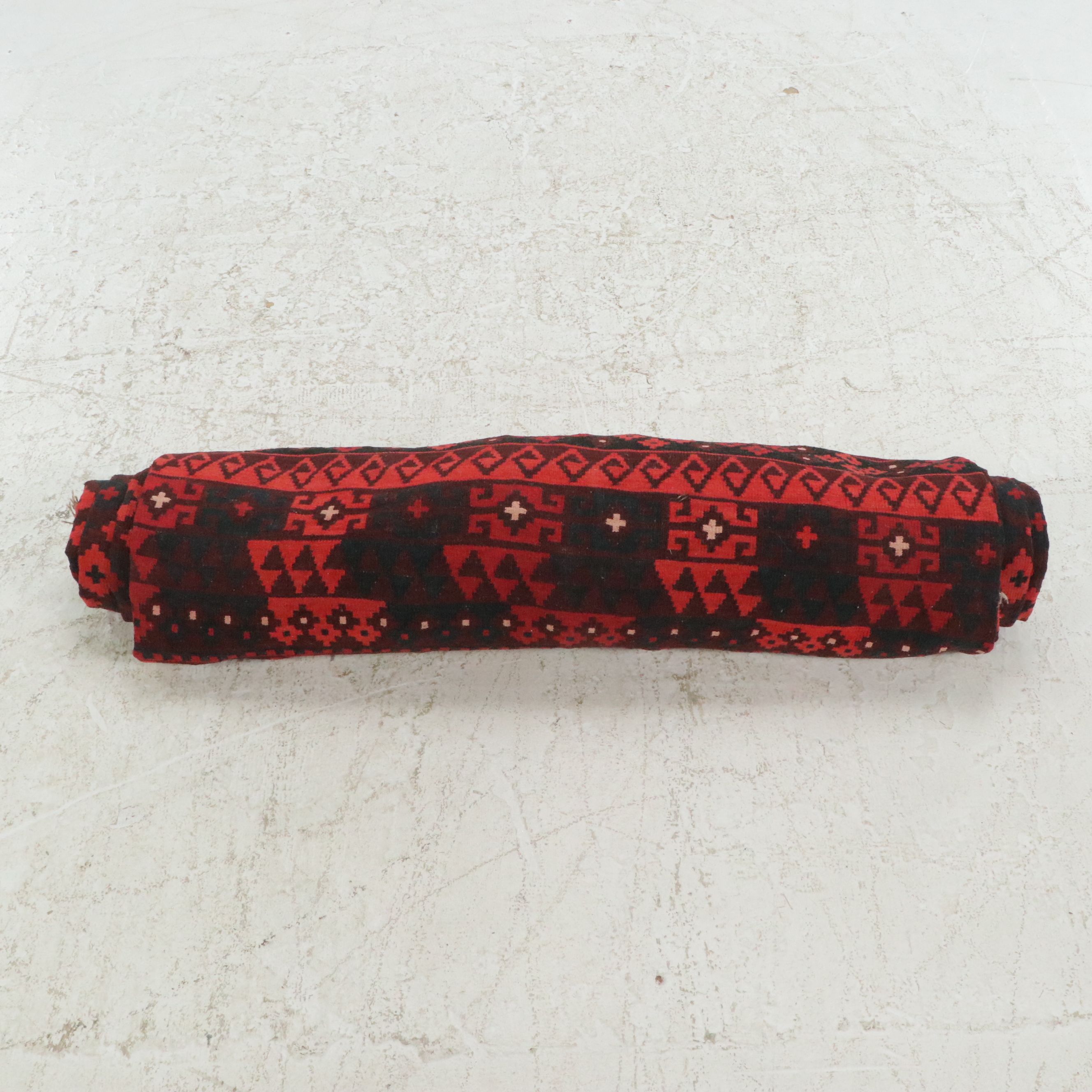 10' x 14'7 Handwoven Afghan Baluch Room-Sized Rug