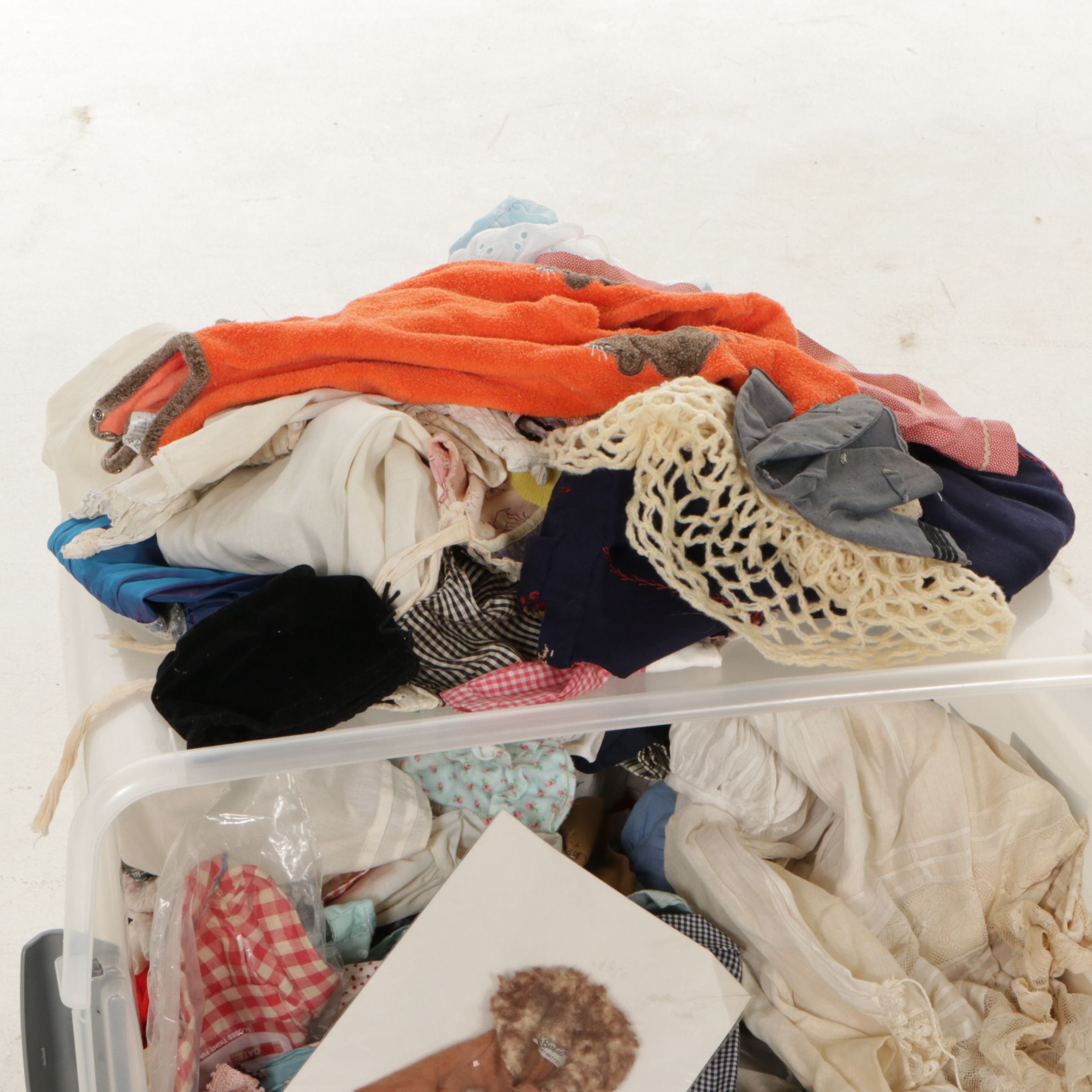 Discovery Collection of Doll Clothes, Shoes and Accessories with Organizing Bins