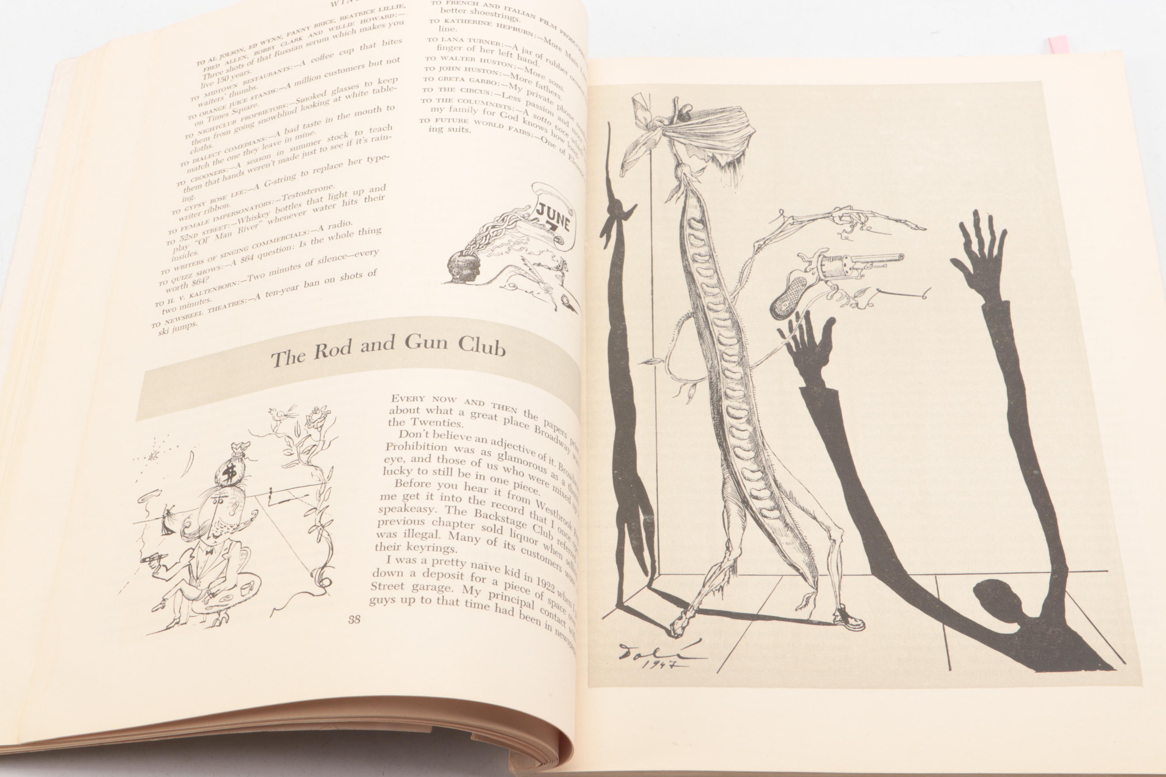 Salvador Dalí Illustrated "Wine, Women and Words" by Billy Rose, 1948