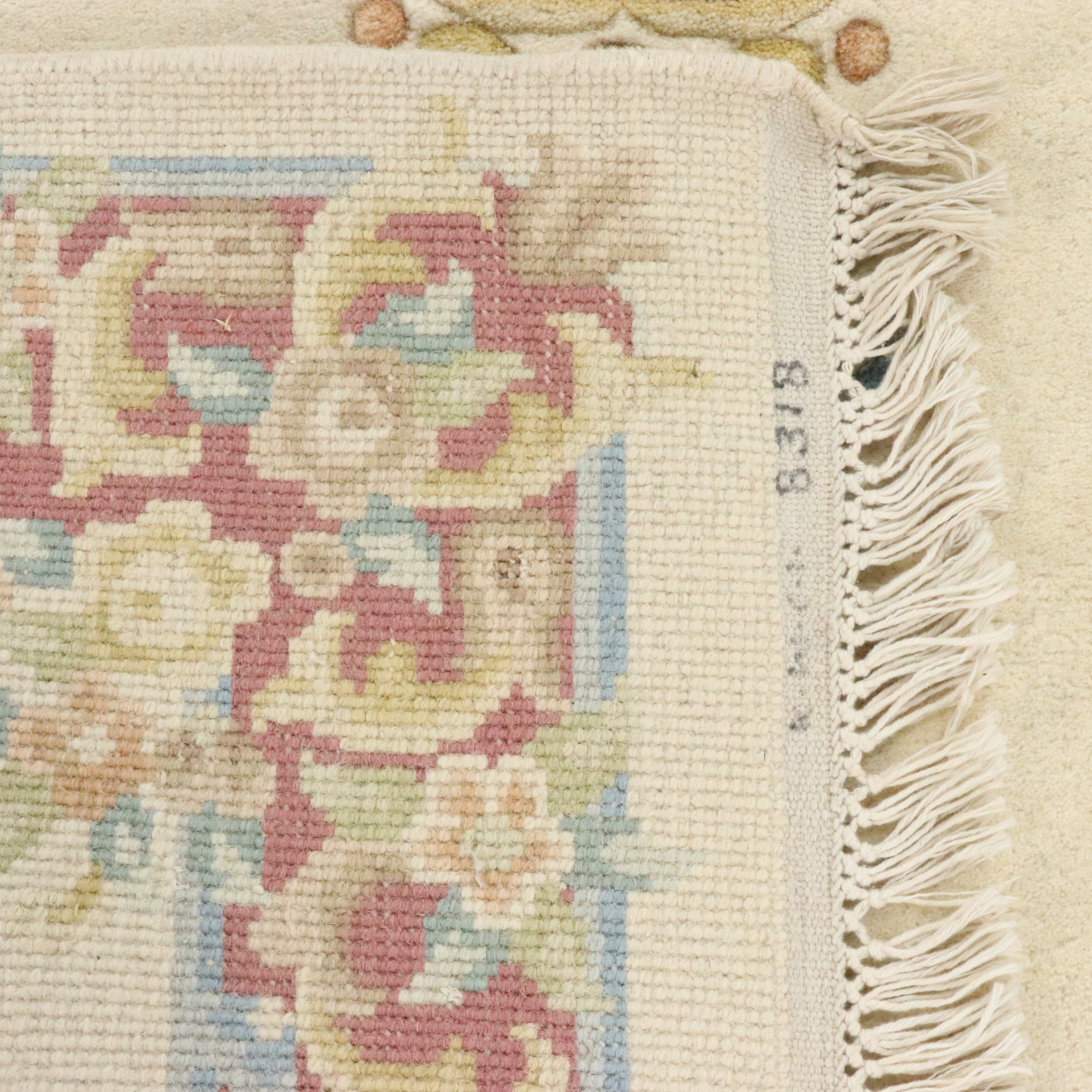 4' x 6'5 Hand-Knotted and Carved Chinese Peking Style Area Rug