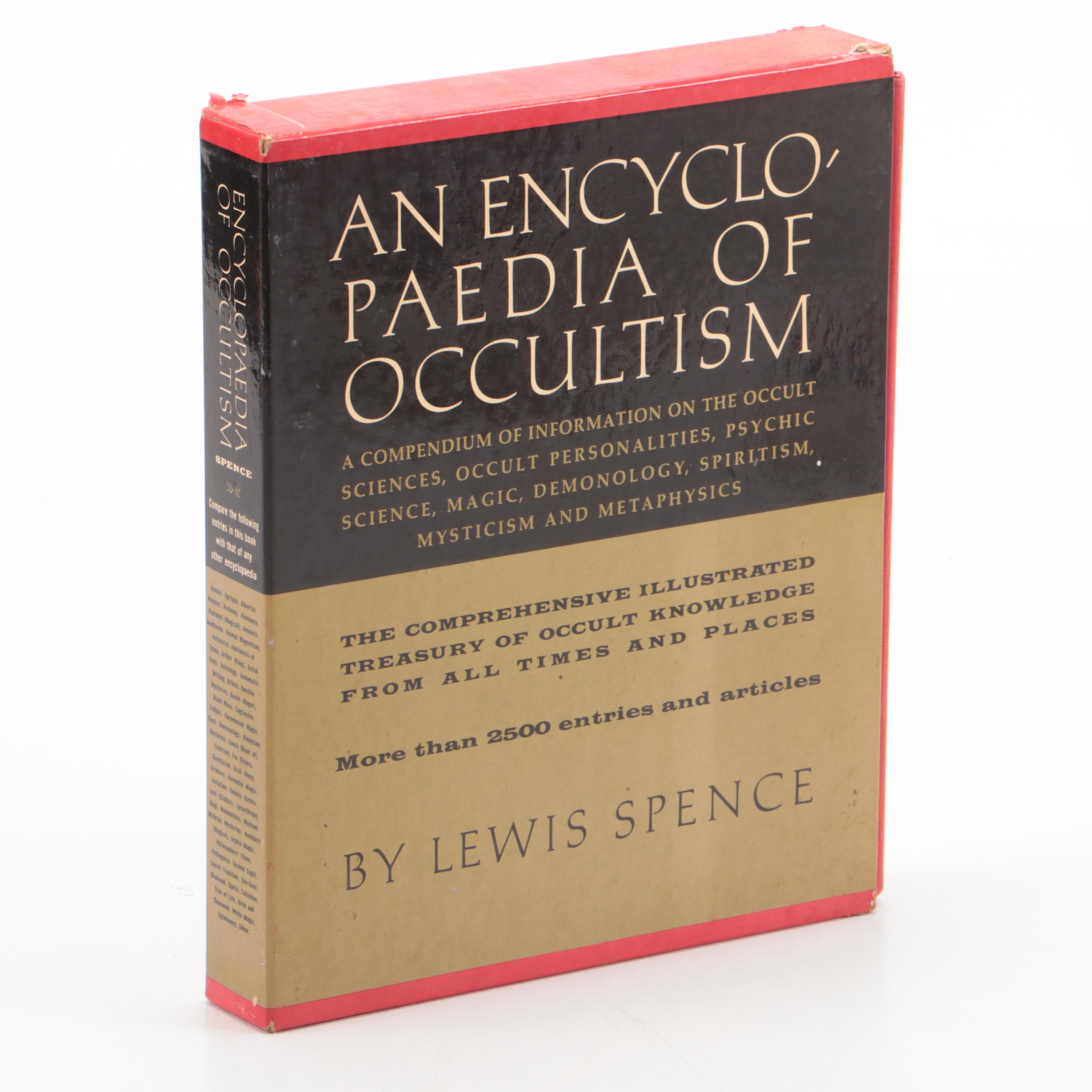 Illustrated "An Encyclopaedia of Occultism" by Lewis Spence, 1960