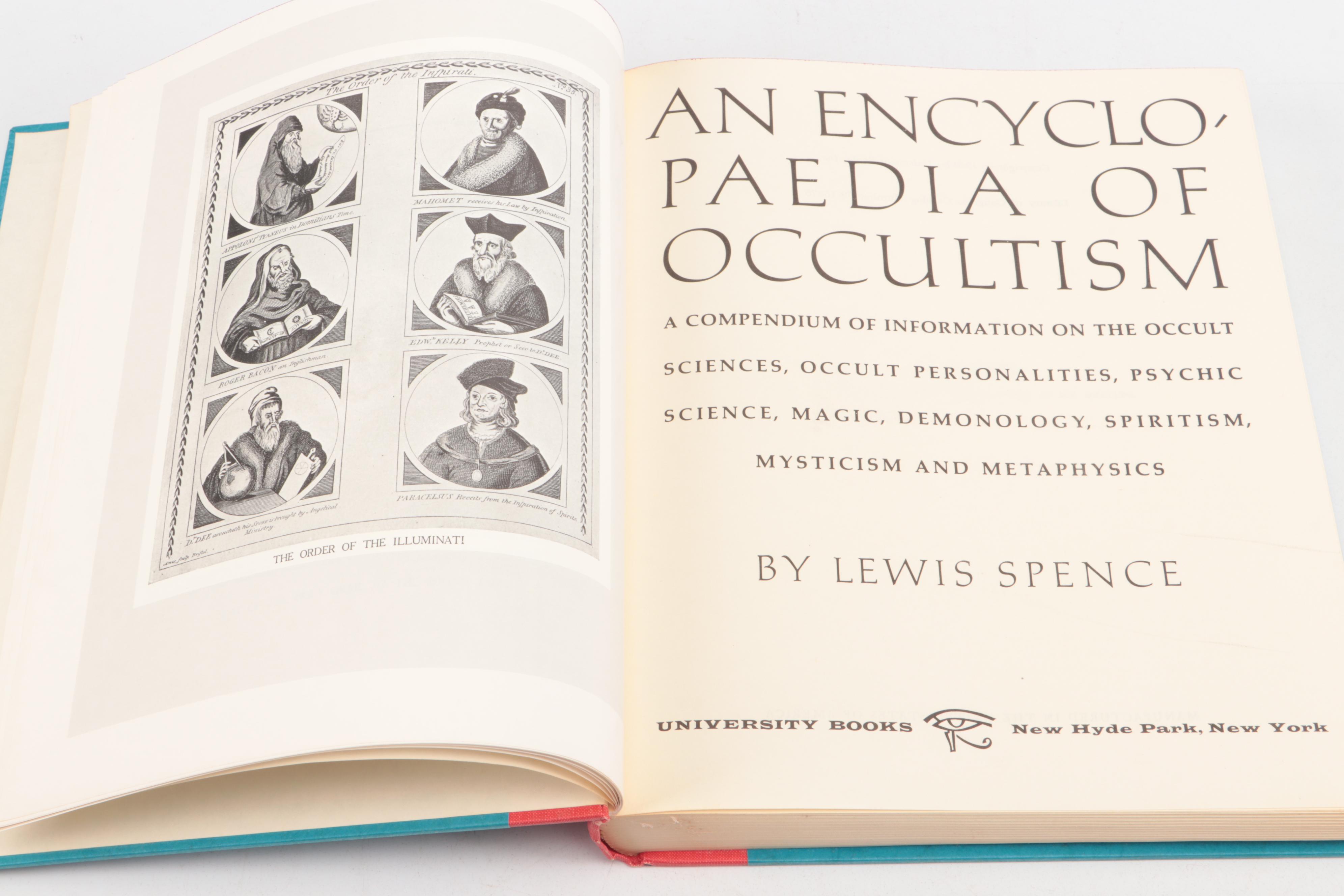 Illustrated "An Encyclopaedia of Occultism" by Lewis Spence, 1960