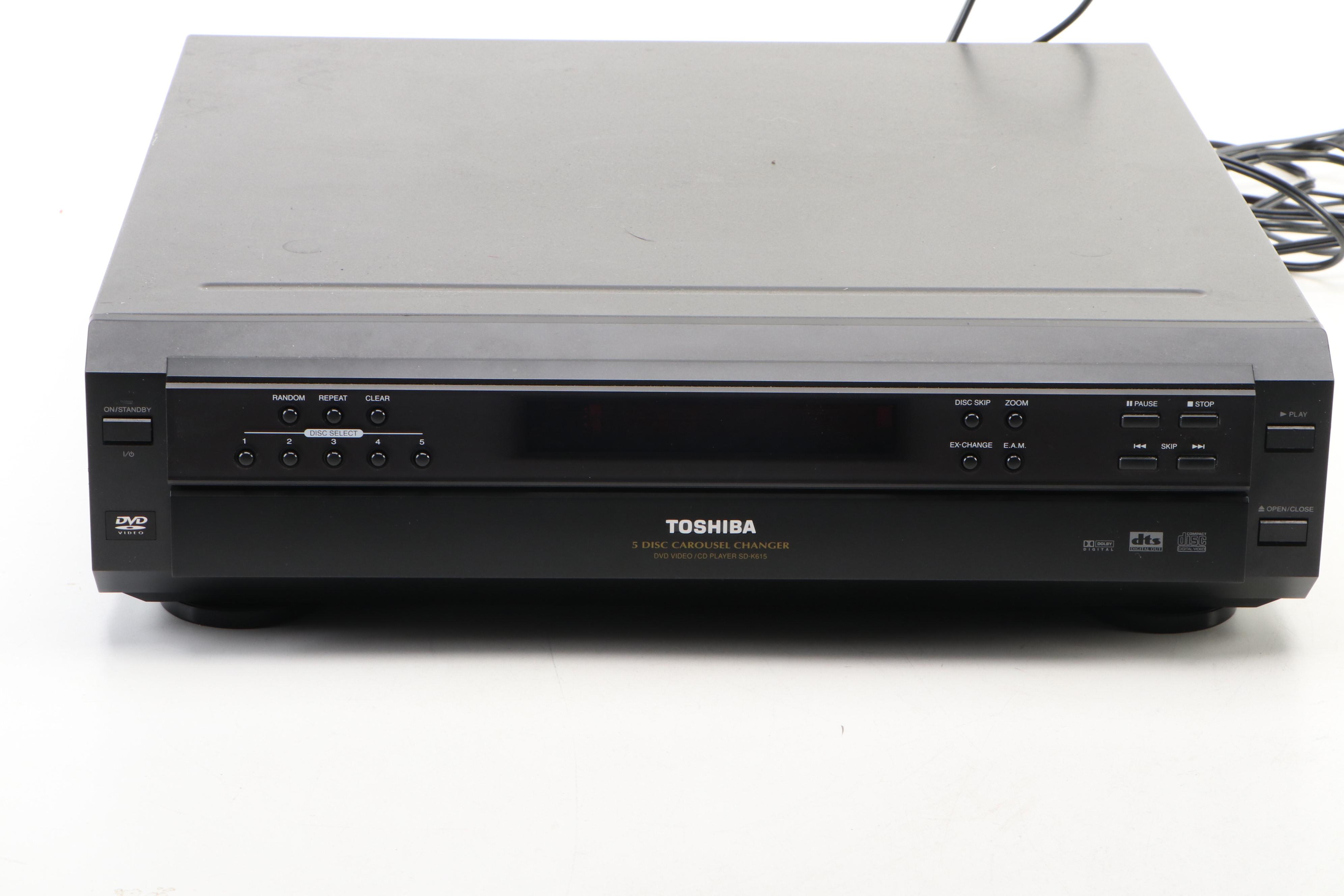 Pioneer Audio/Video Stereo Receiver with Toshiba DVD/CD Player