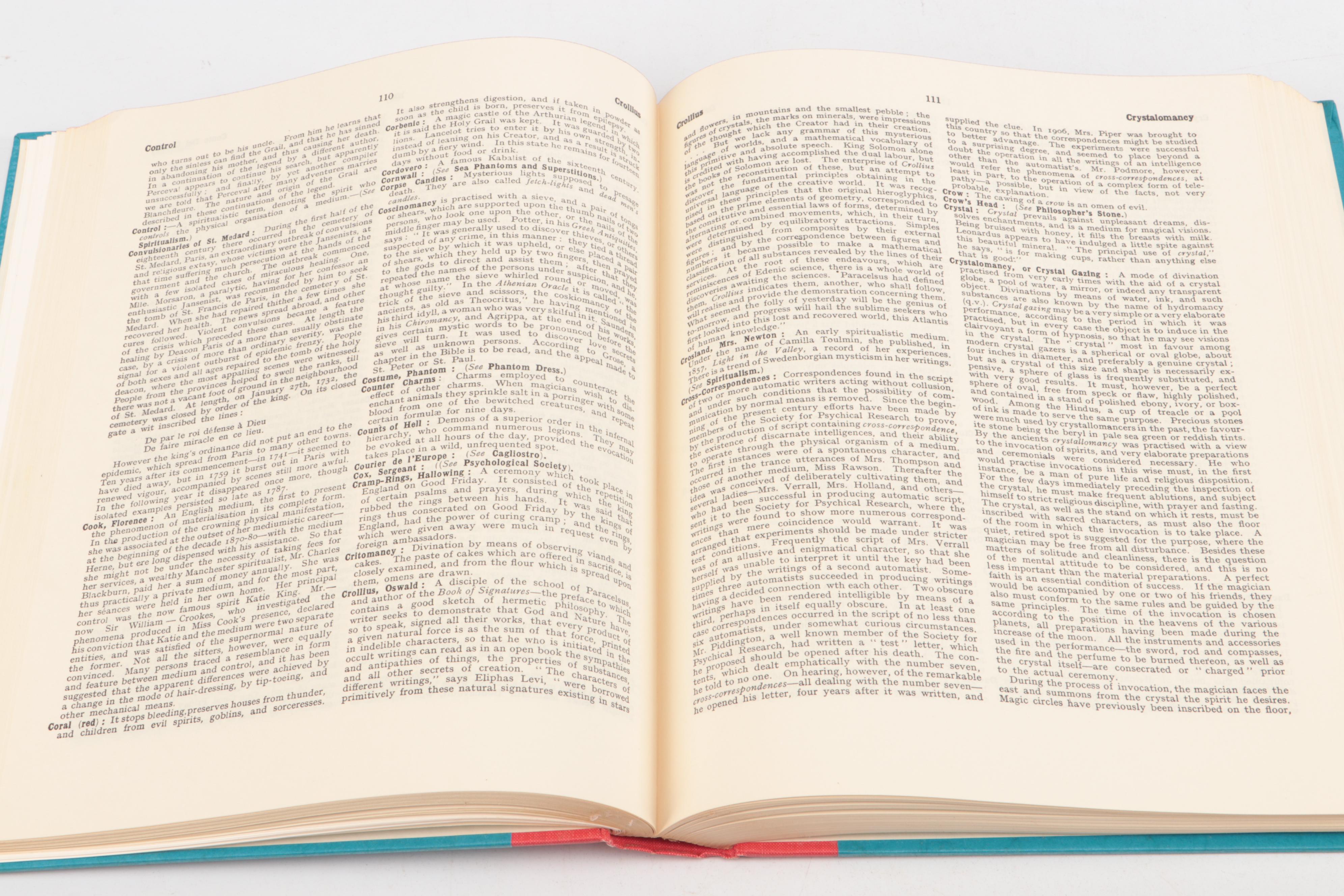 Illustrated "An Encyclopaedia of Occultism" by Lewis Spence, 1960