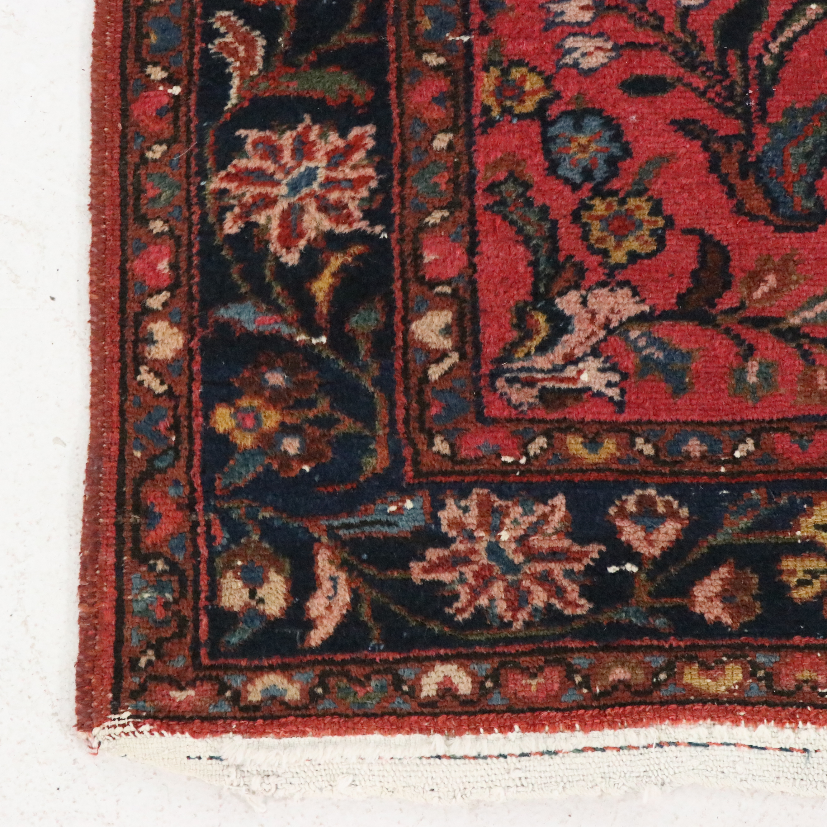 3'7 x 6'11 Hand-Knotted Persian Lilihan Area Rug