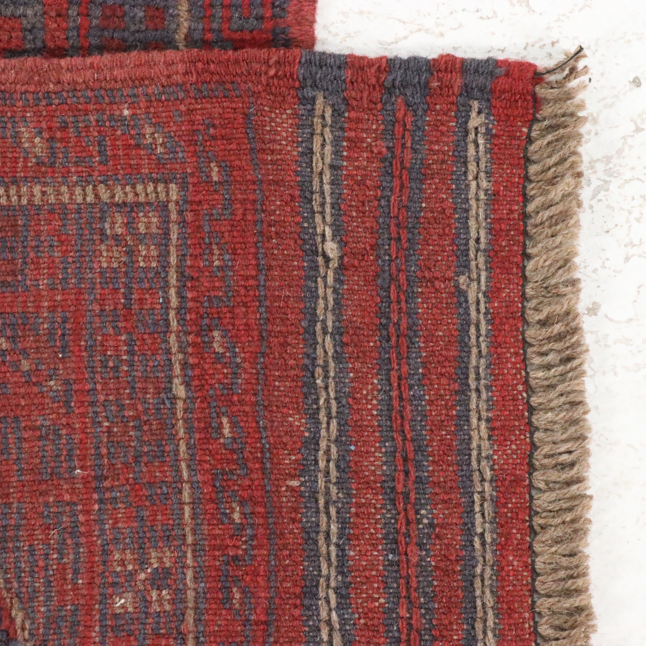 2' x 7'11 Handwoven Afghan Mashwani Carpet Runner