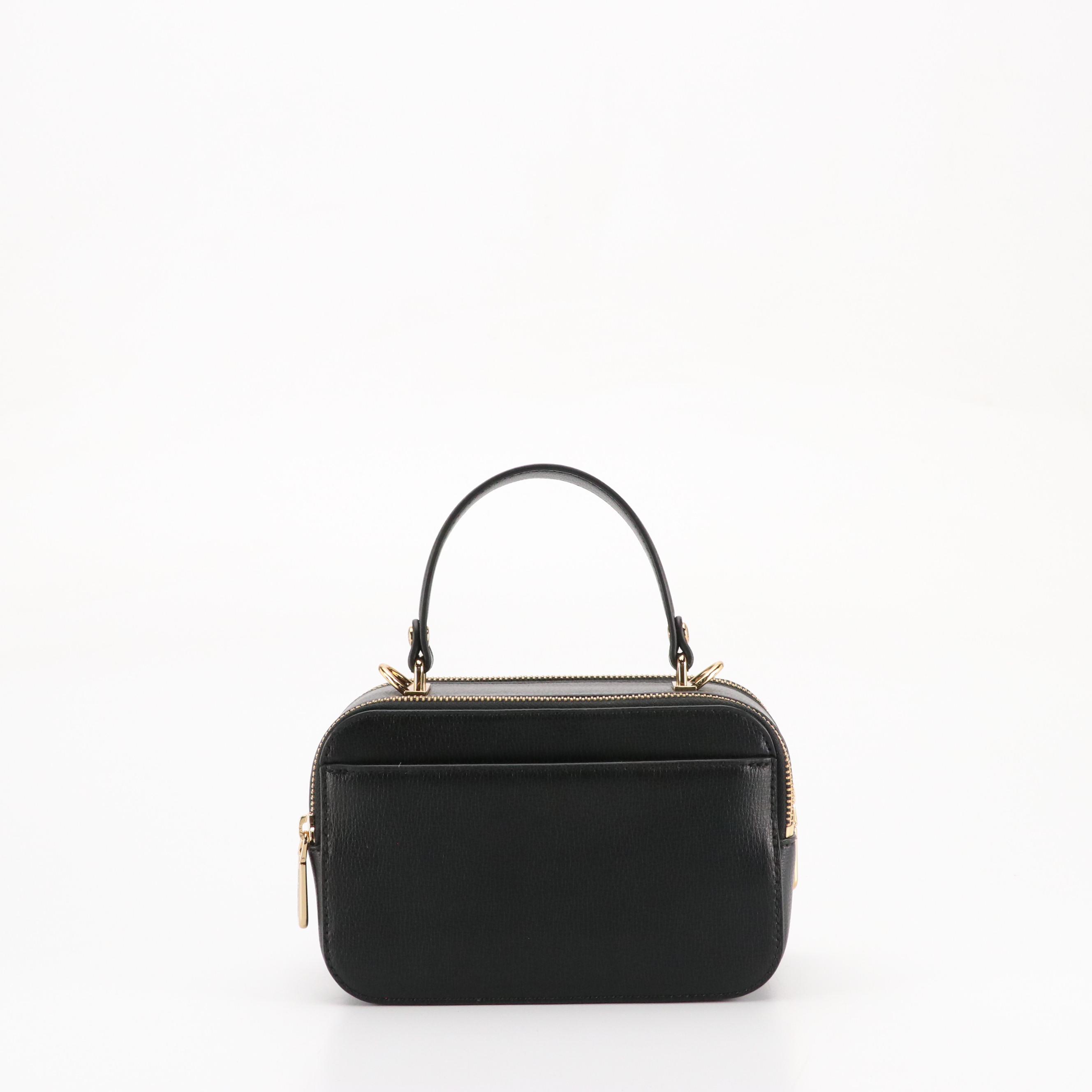 Karl Lagerfeld Paris Simone Crossbody Camera Bag in Dragon Embroidered Leather