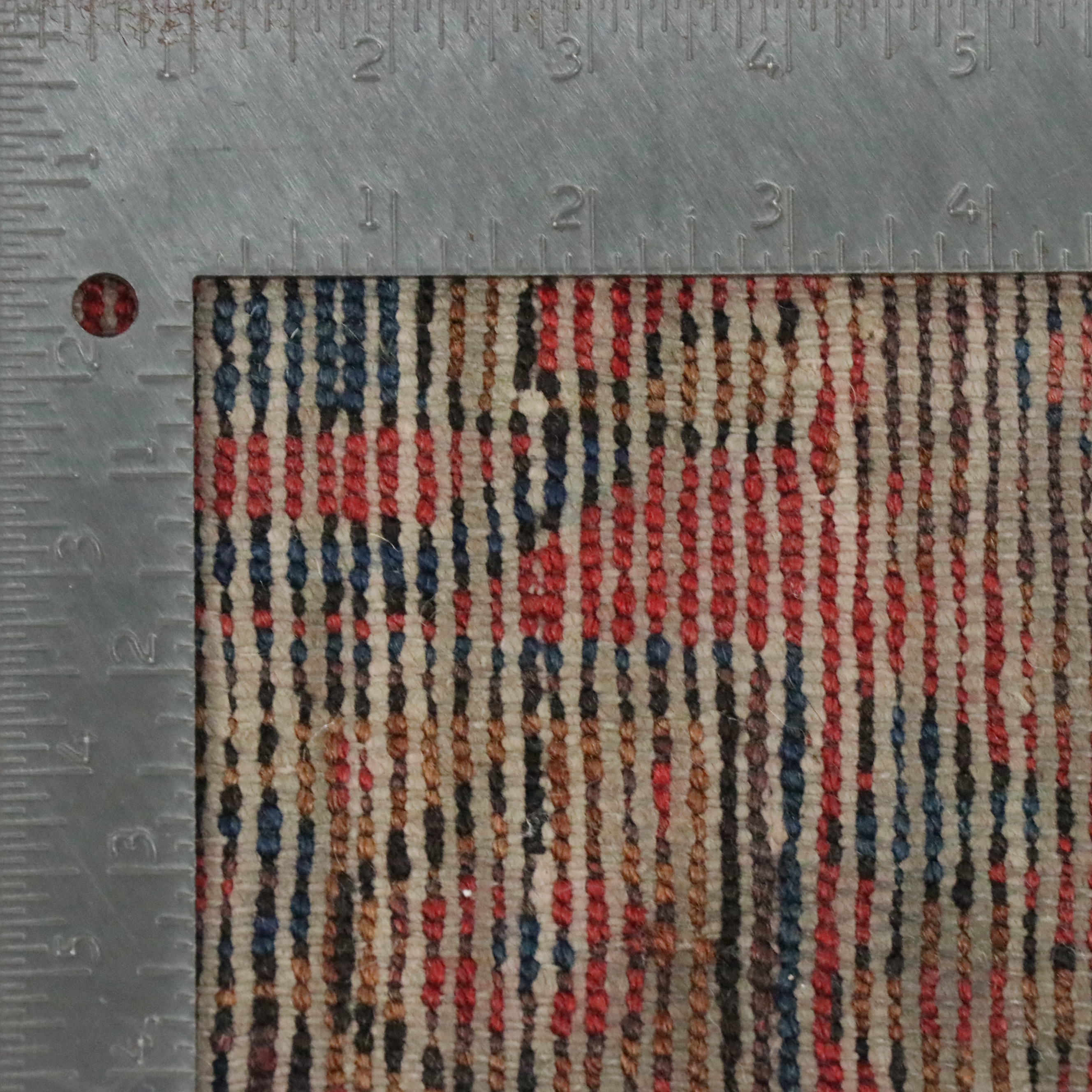 3'8 x 17'1 Hand-Knotted Persian Hamadan Carpet Runner Long Rug