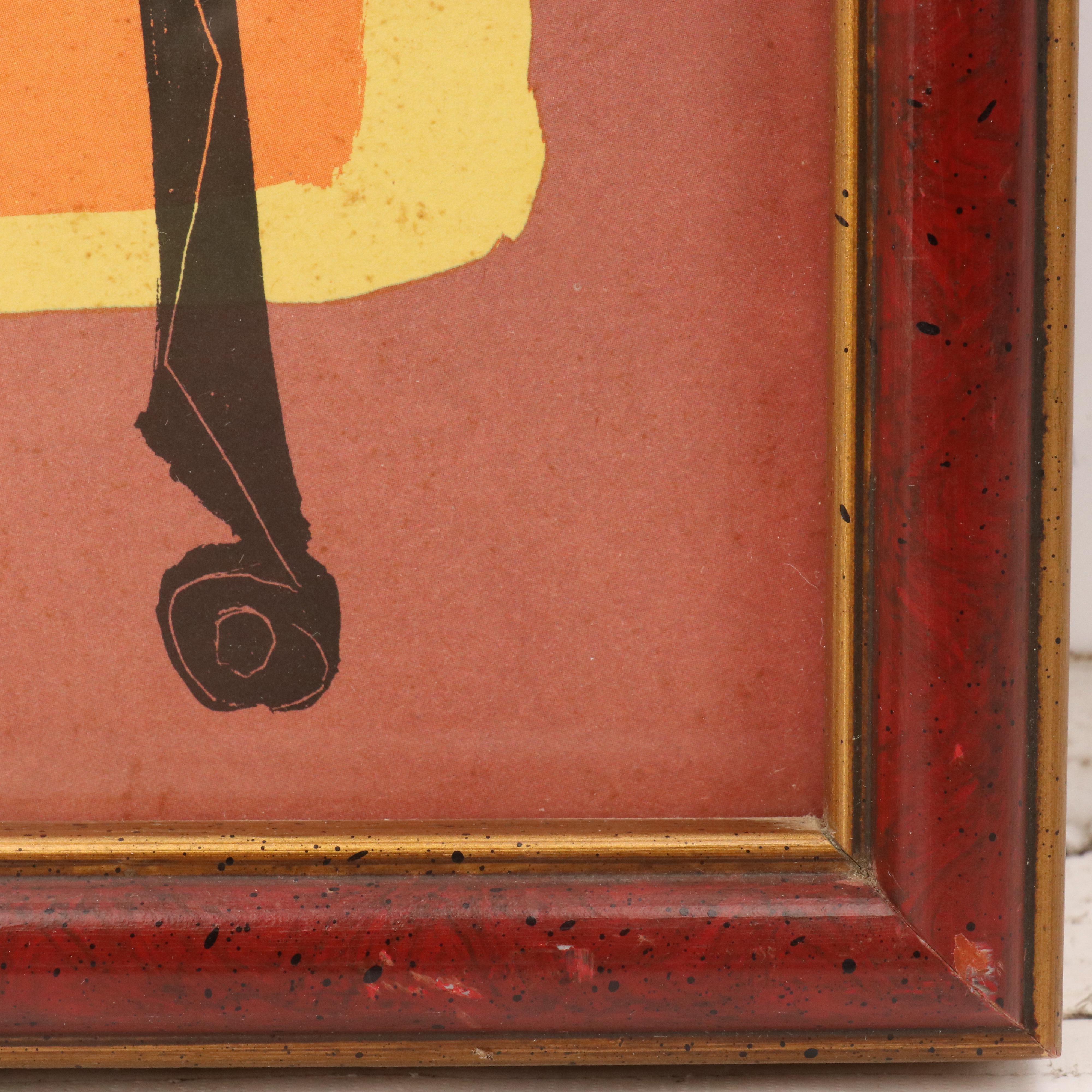 Lithograph After Mariano Marini "Giocolieri"