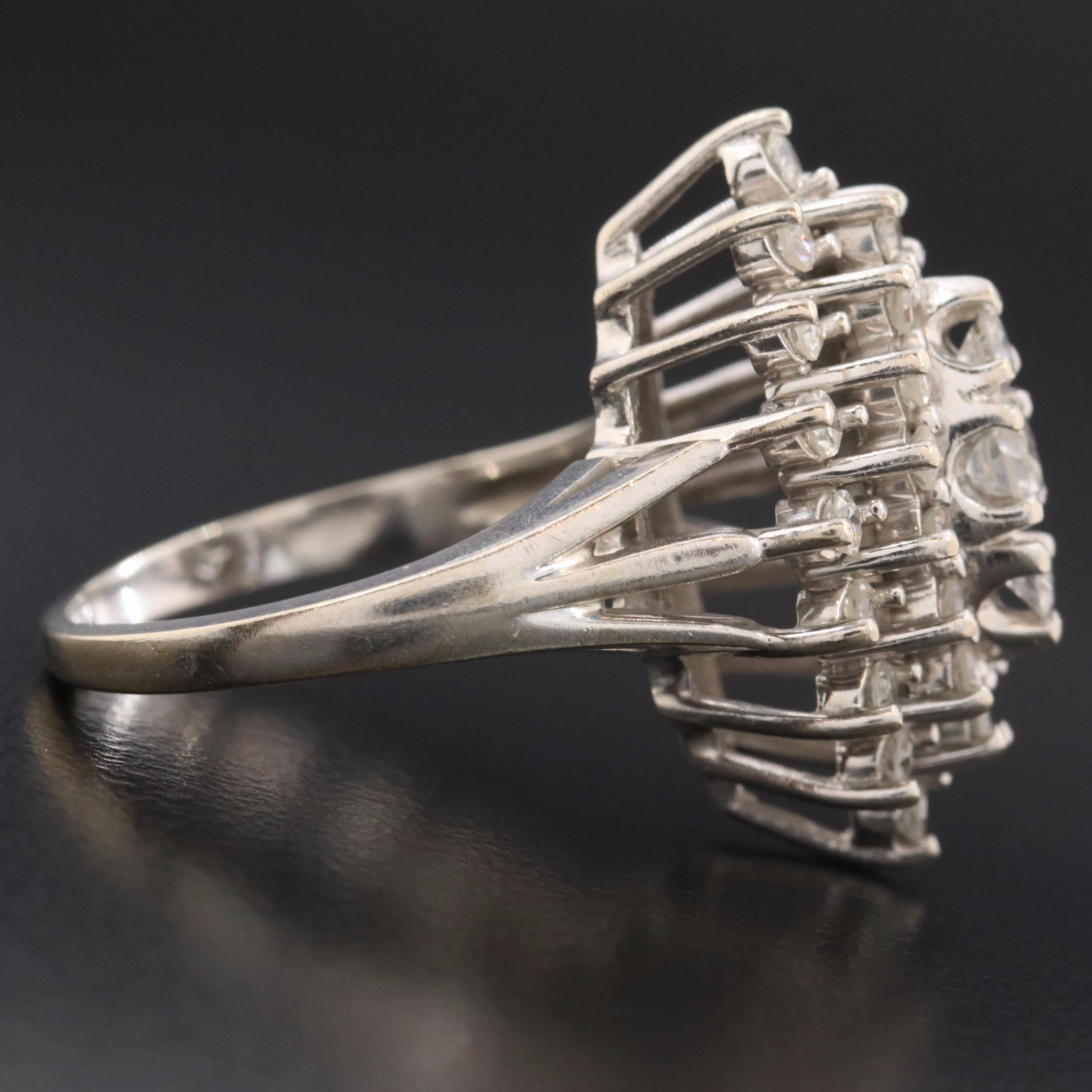 14K 0.97 CTW Diamond Ring