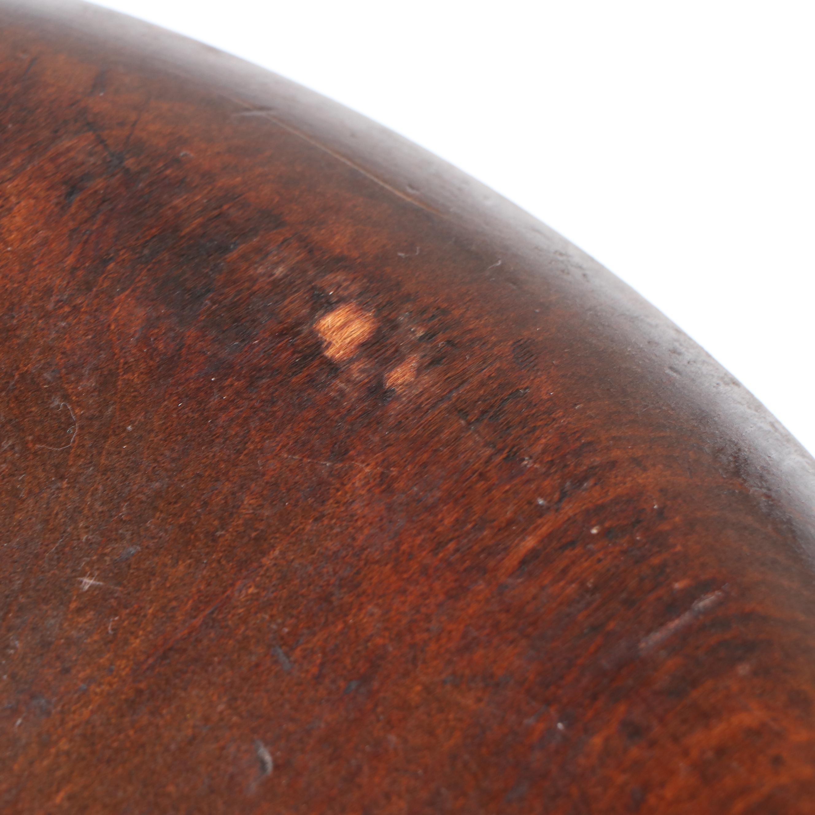 Victorian Carved Oak Piano Stool with Claw Feet