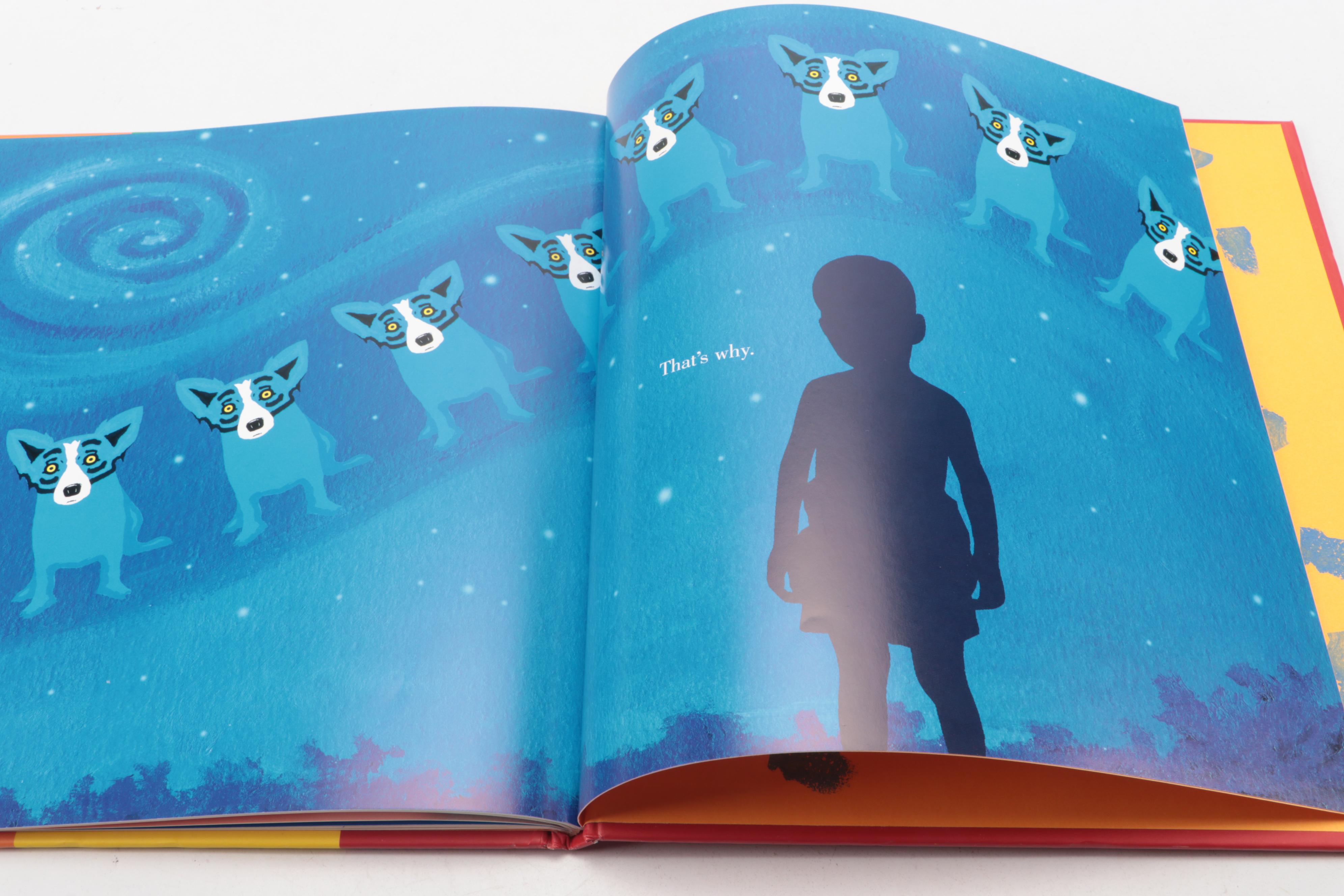 First Printing "Why Is Blue Dog Blue?" by George Rodrigue, 2001