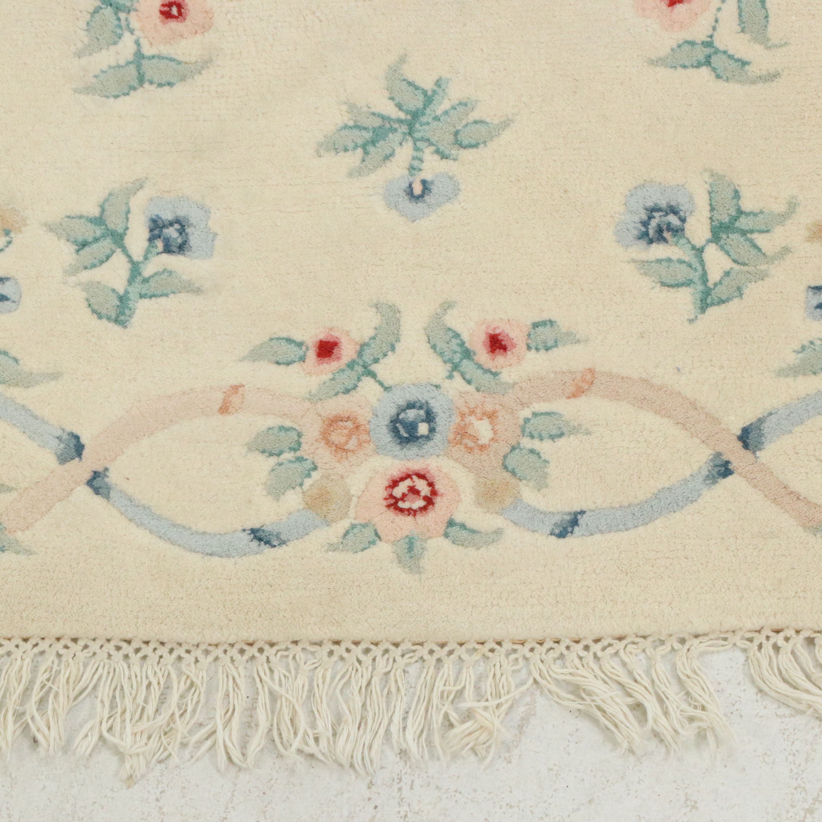 3'6 x 5'7 Hand-Tufted Indo-Chinese Style Area Rug