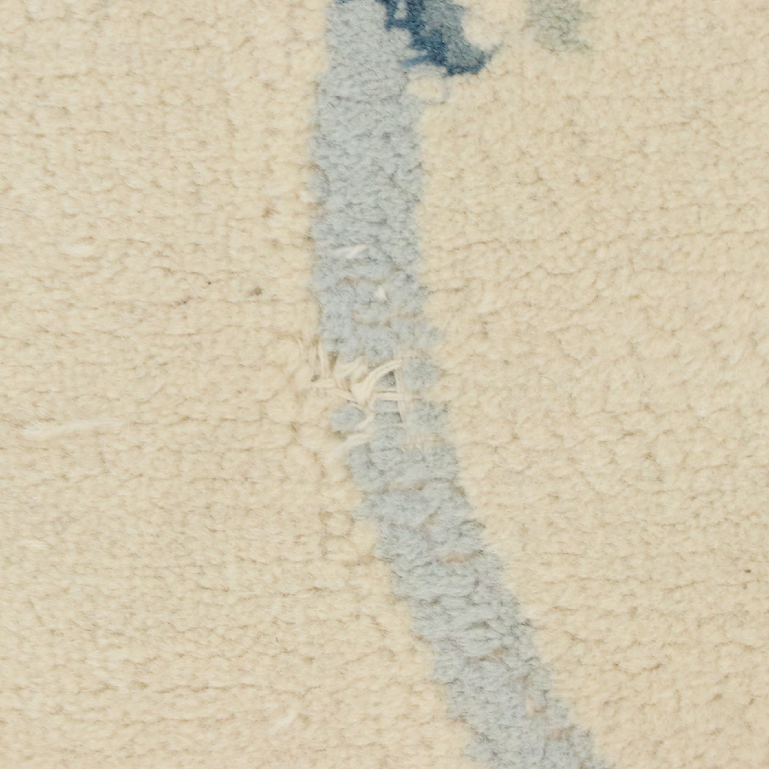 3'6 x 5'7 Hand-Tufted Indo-Chinese Style Area Rug