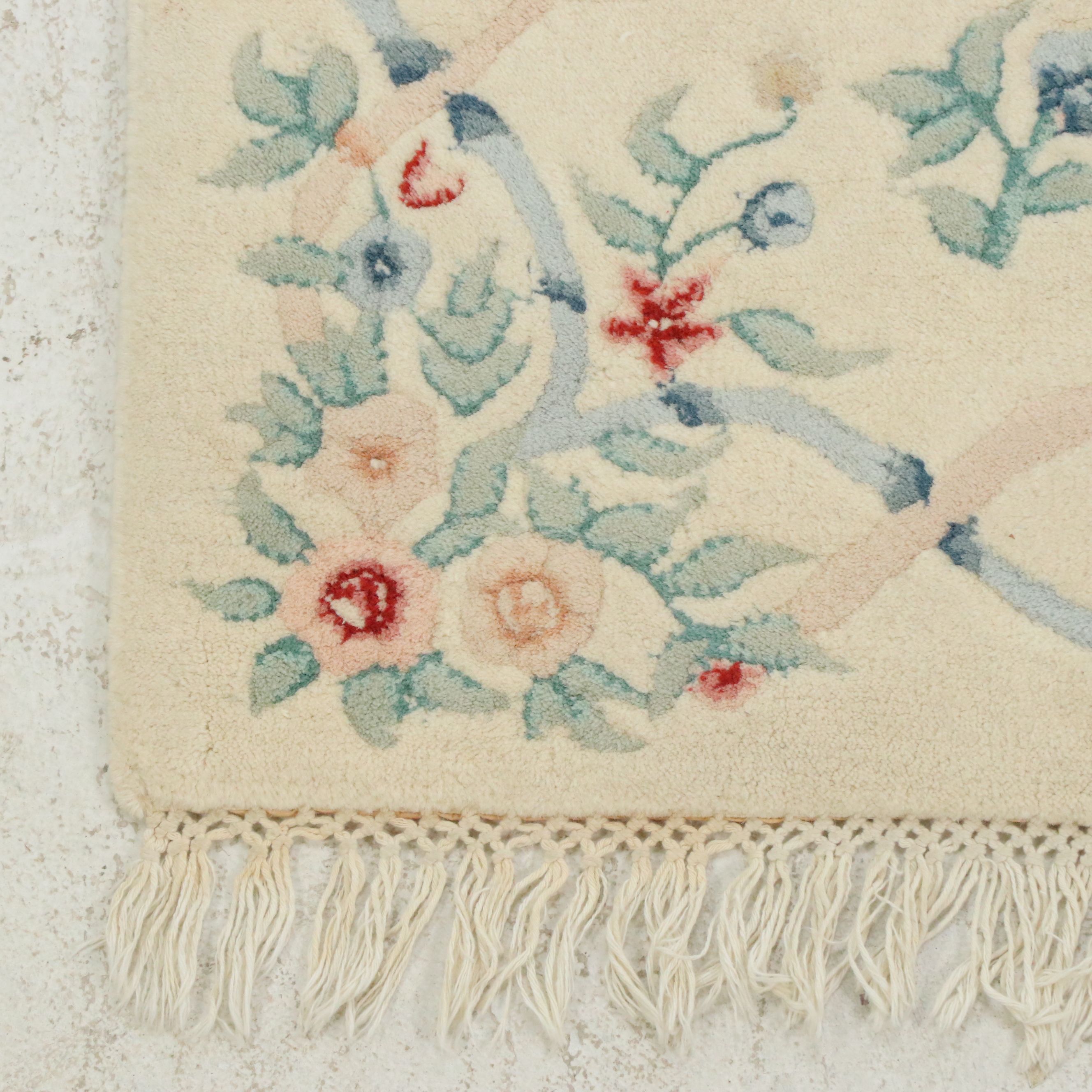 3'6 x 5'7 Hand-Tufted Indo-Chinese Style Area Rug