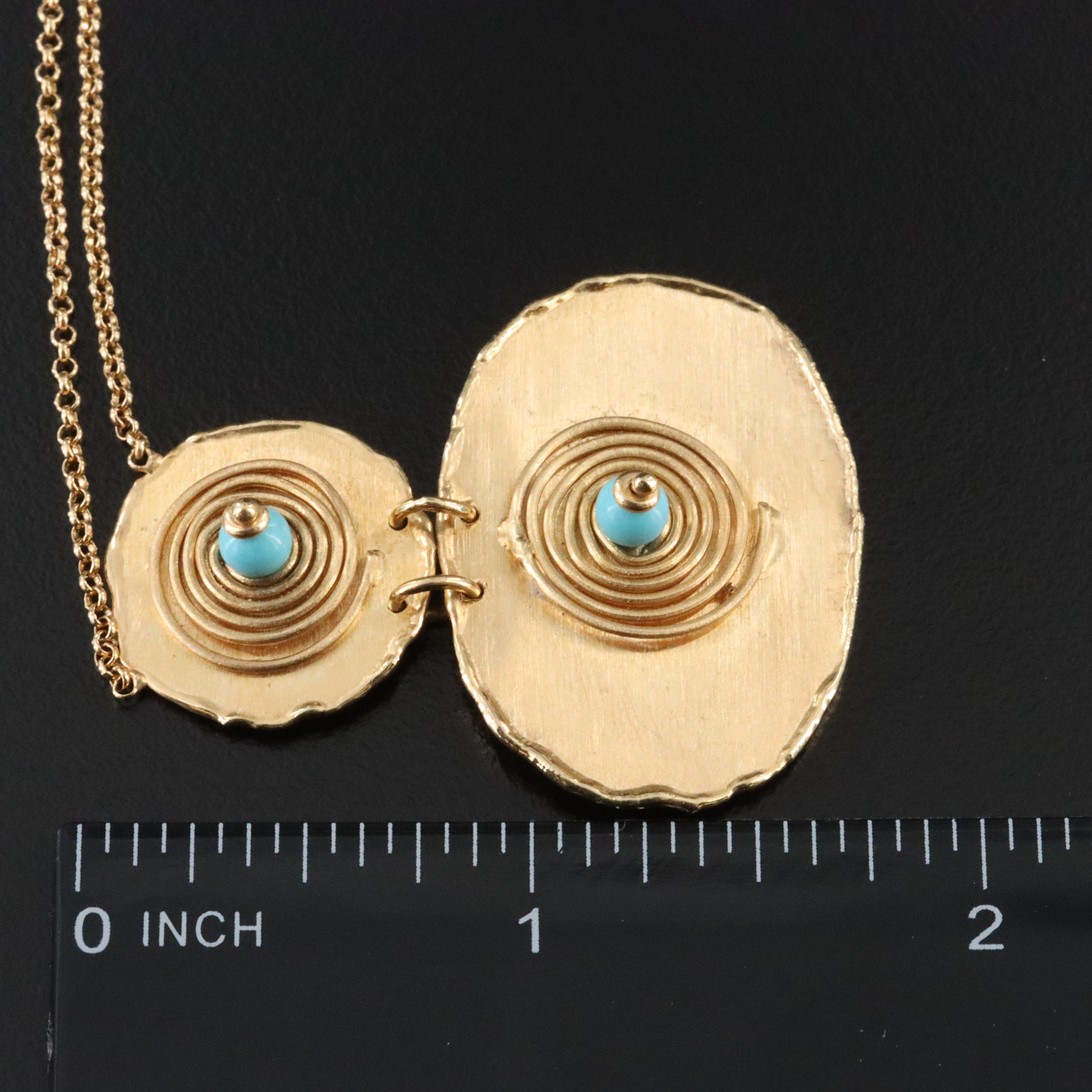 14K Turquoise Necklace