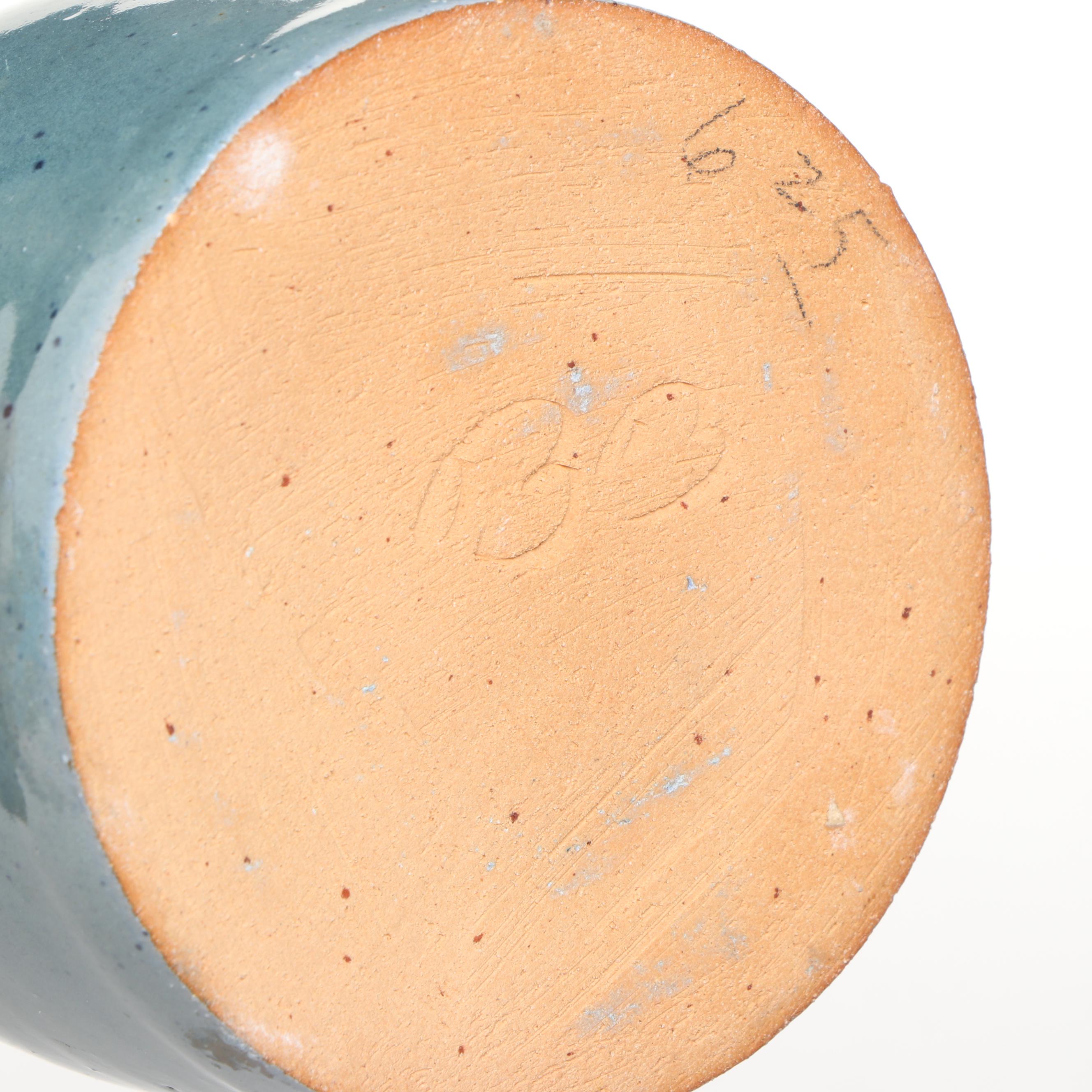 Bybee Pottery Bowls with Honey Jar with Louisville Stoneware Planter