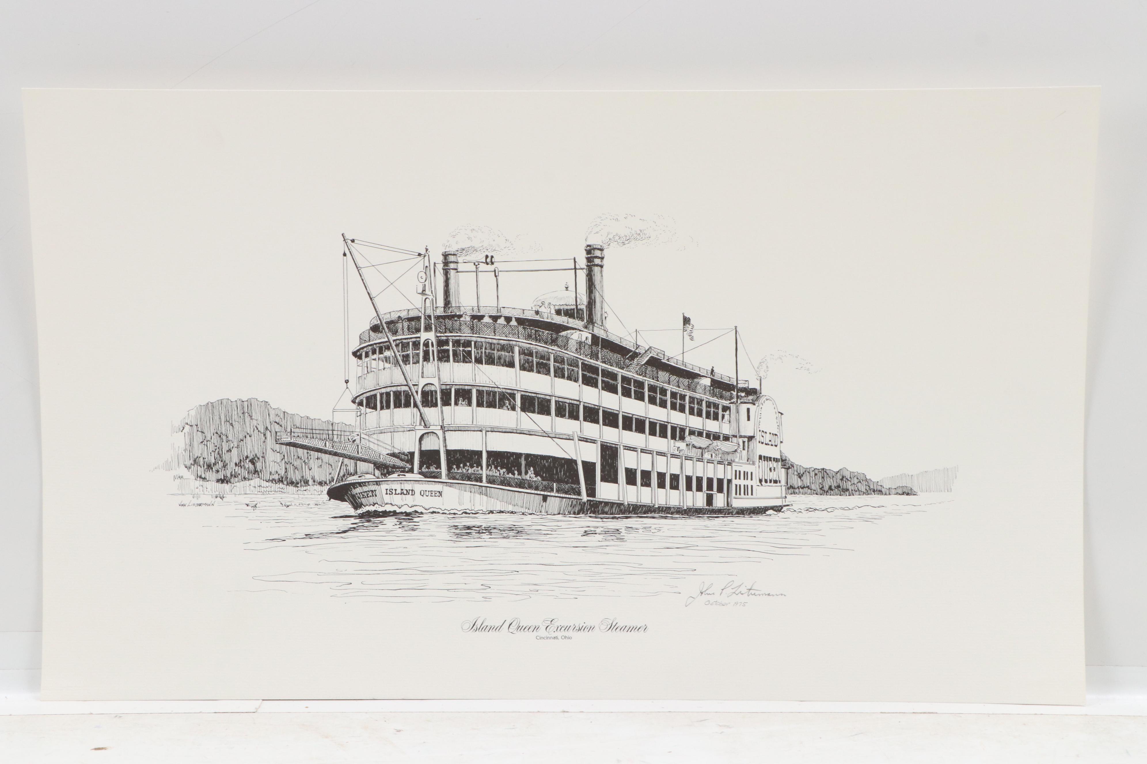 Collection of Cincinnati-Themed Photomechanical Prints, Circa 1970