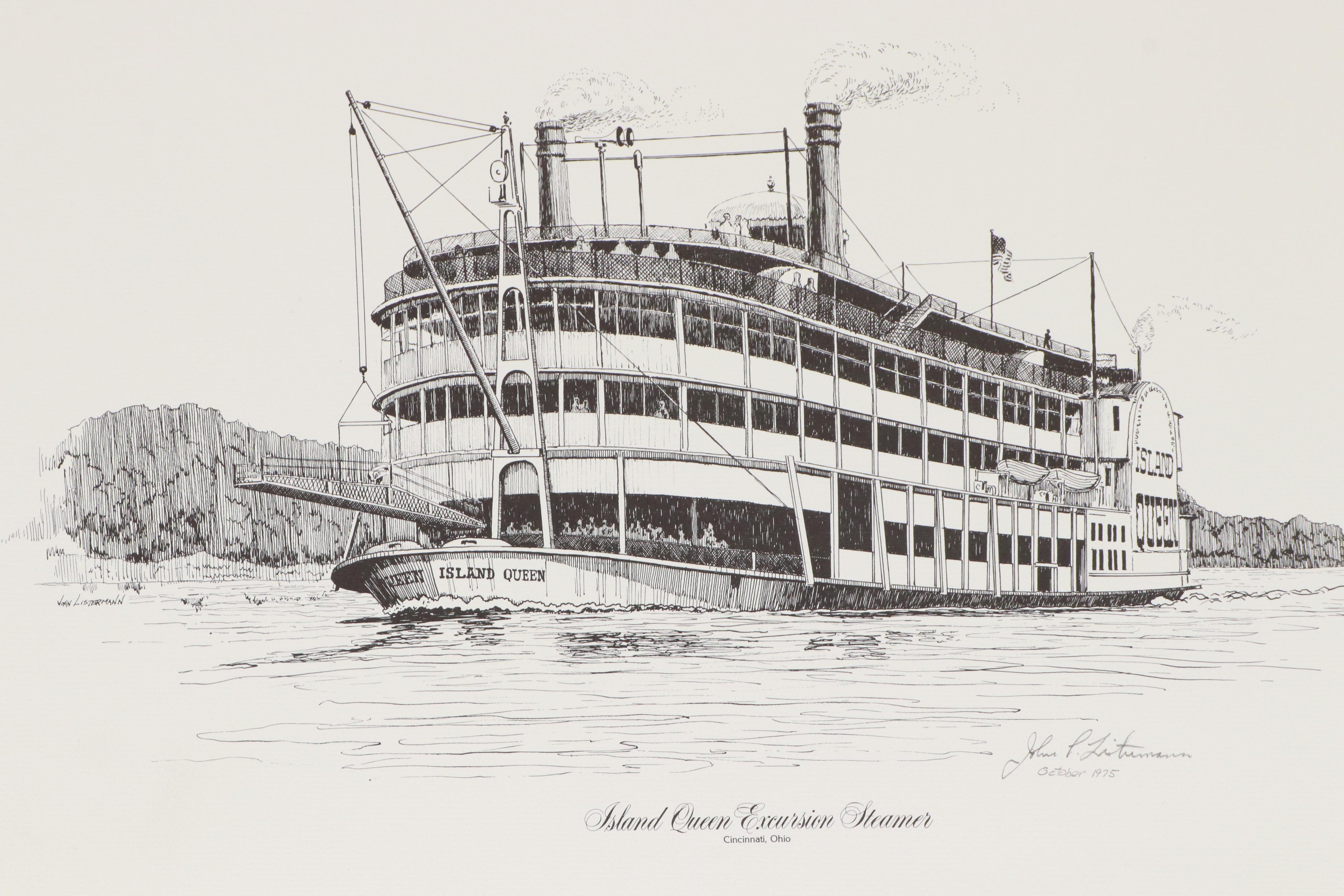 Collection of Cincinnati-Themed Photomechanical Prints, Circa 1970