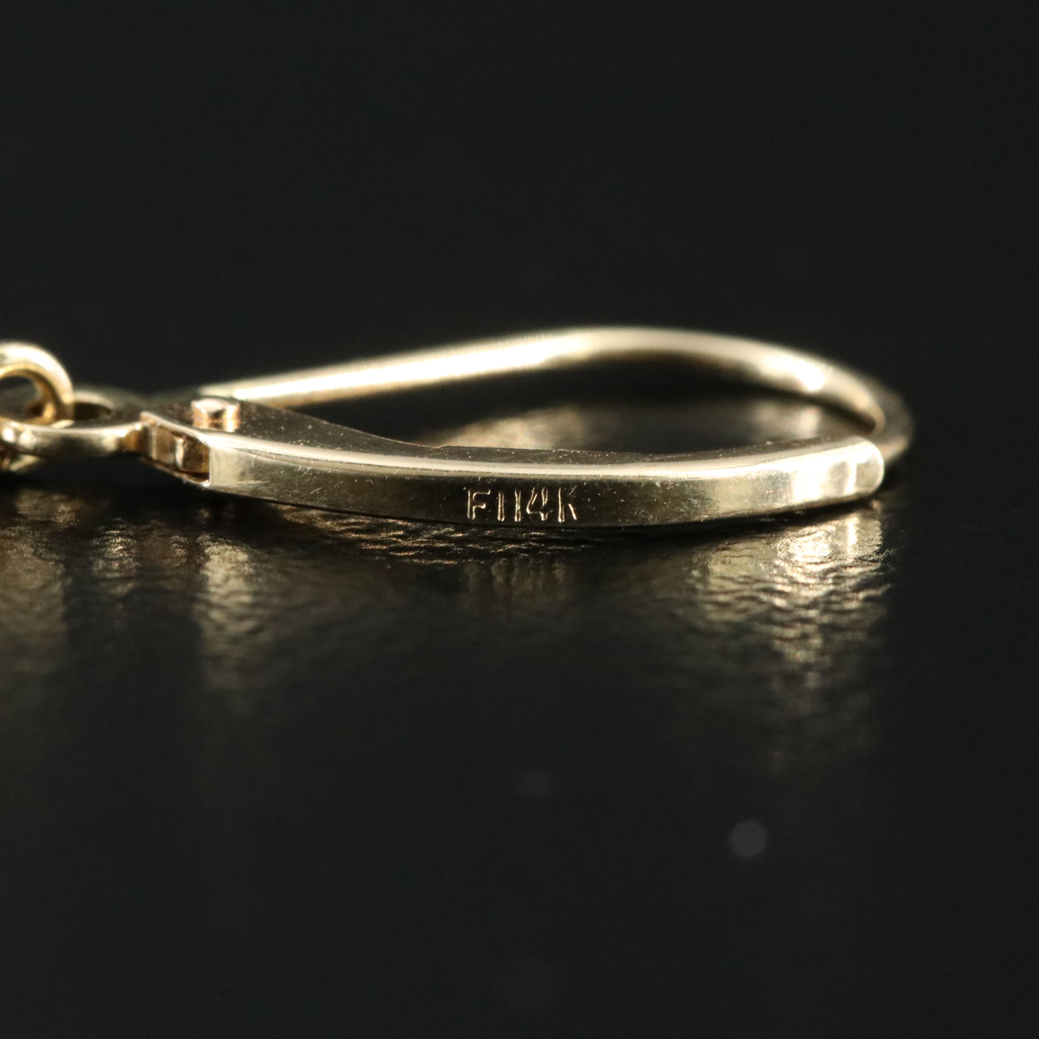 14K Aquamarine Earrings