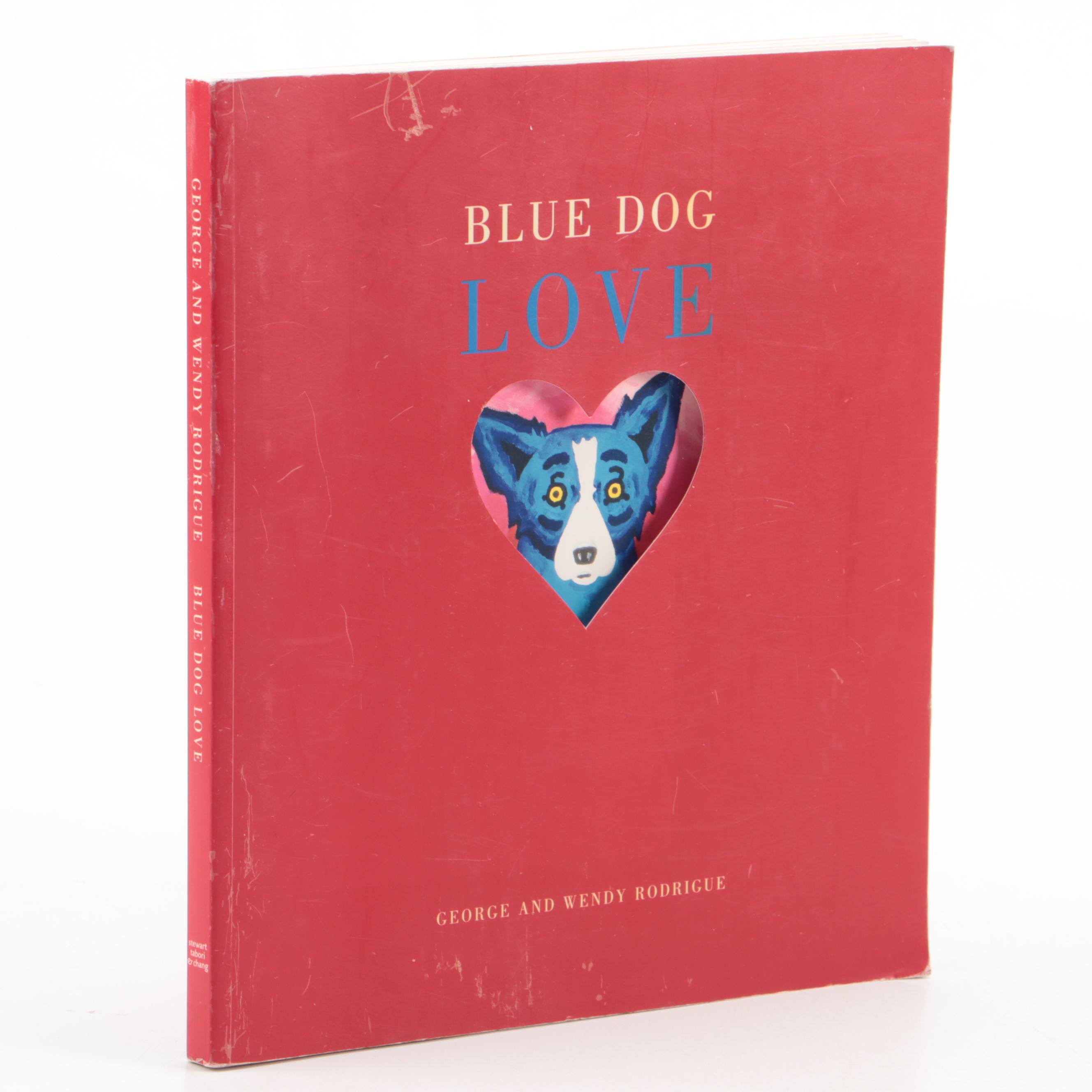 First Paperback Printing "Blue Dog Love" by George and Wendy Rodrigue, 2001
