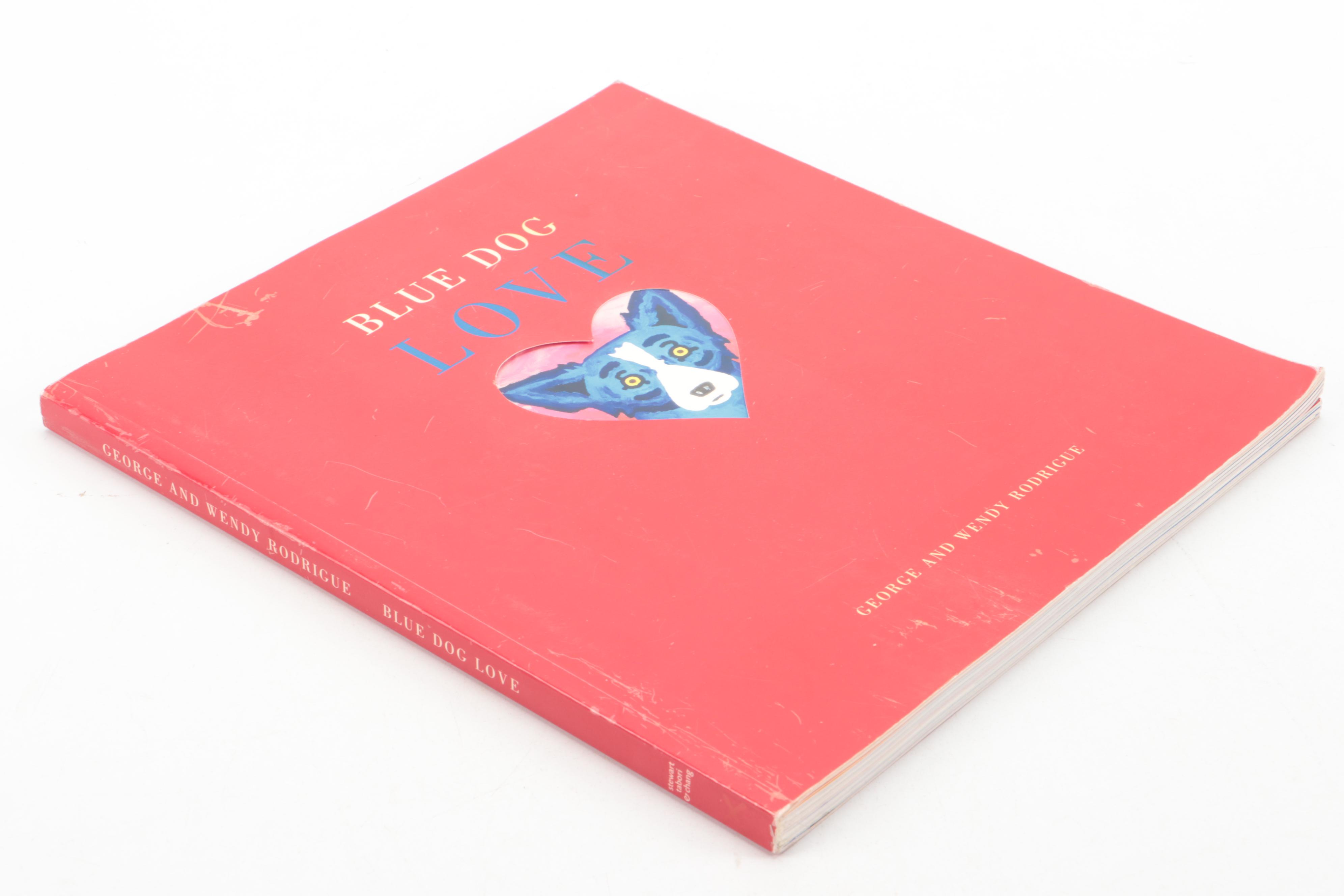 First Paperback Printing "Blue Dog Love" by George and Wendy Rodrigue, 2001