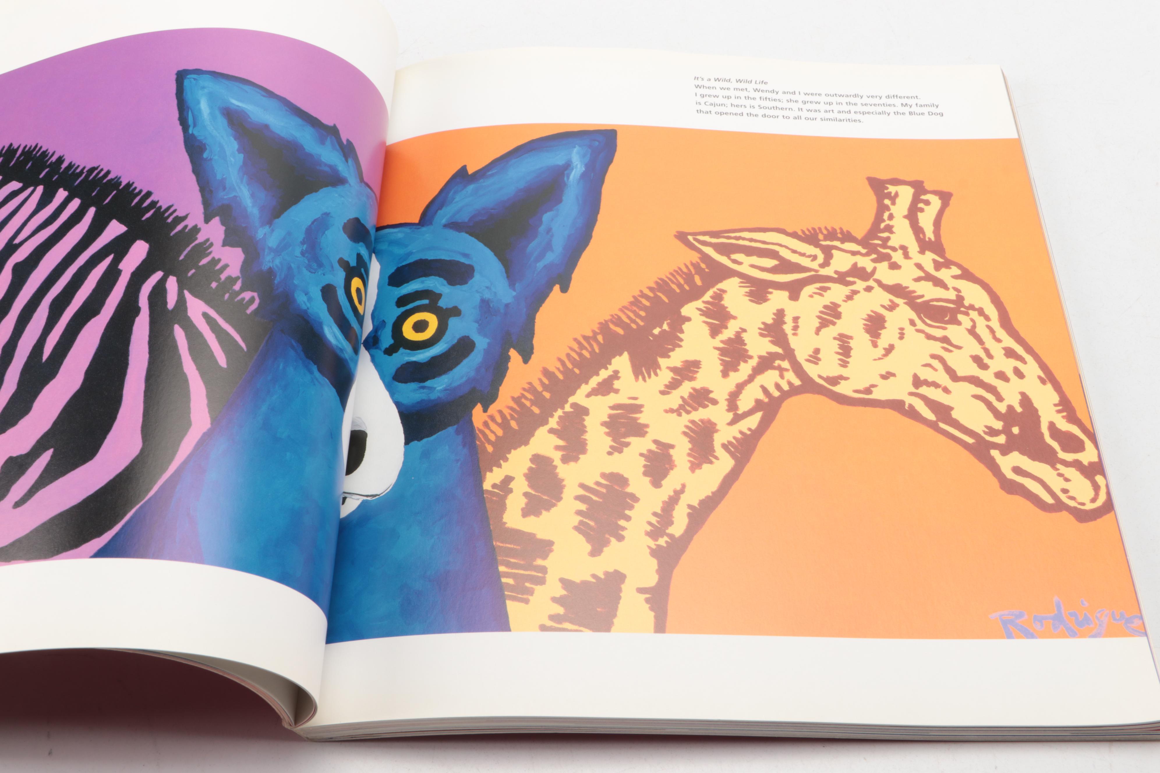 First Paperback Printing "Blue Dog Love" by George and Wendy Rodrigue, 2001