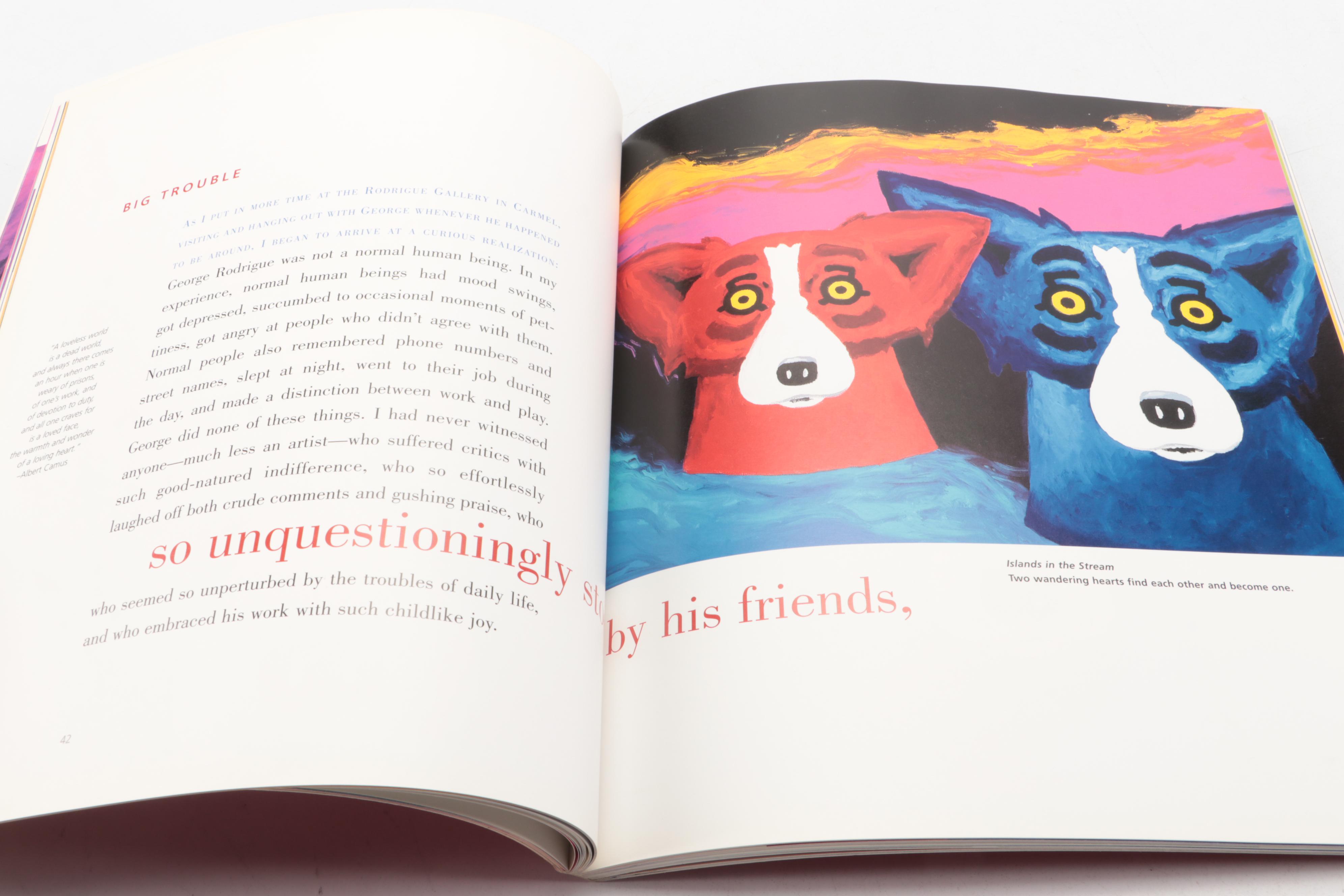 First Paperback Printing "Blue Dog Love" by George and Wendy Rodrigue, 2001