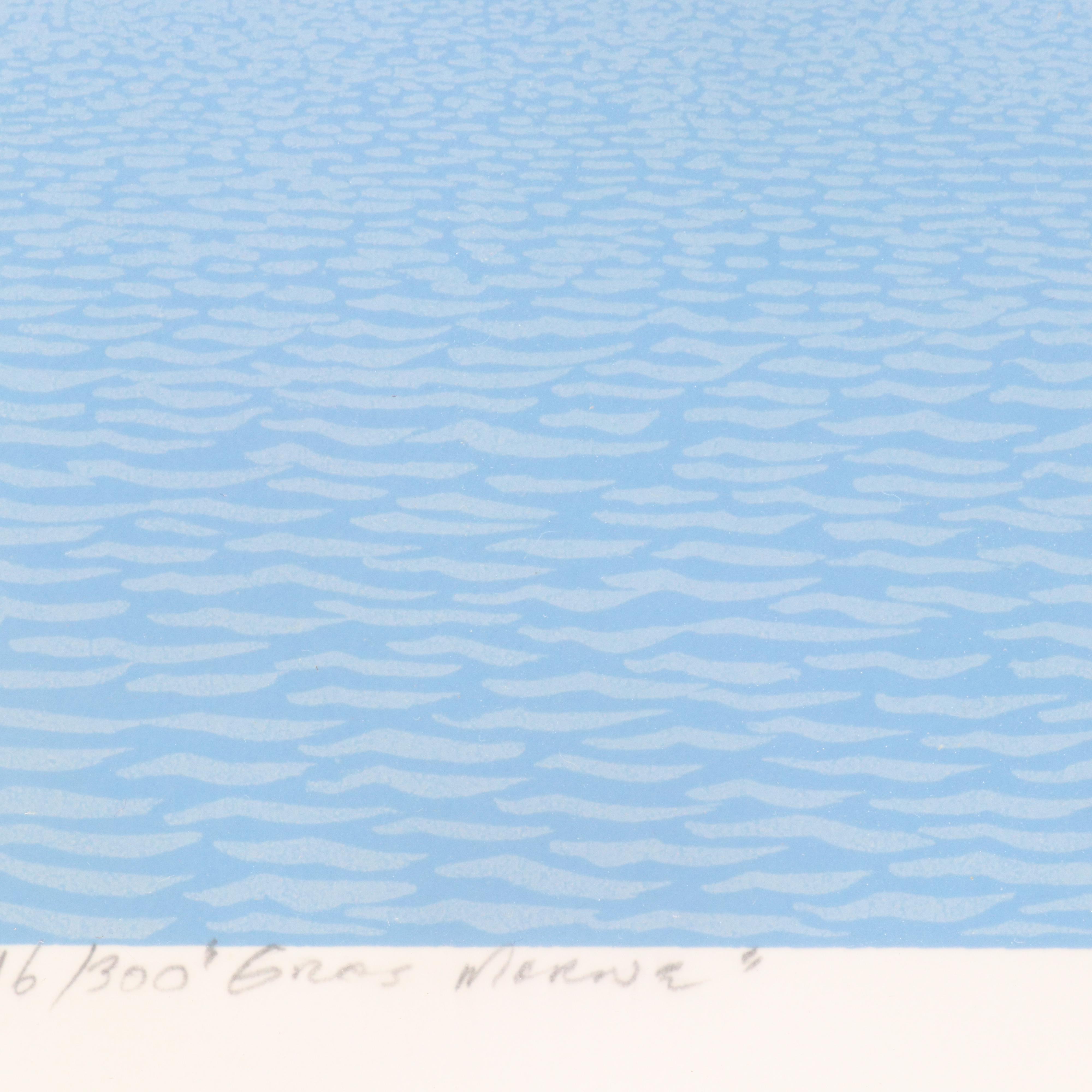 Derek Caines Serigraph "Gros Moume," 1998