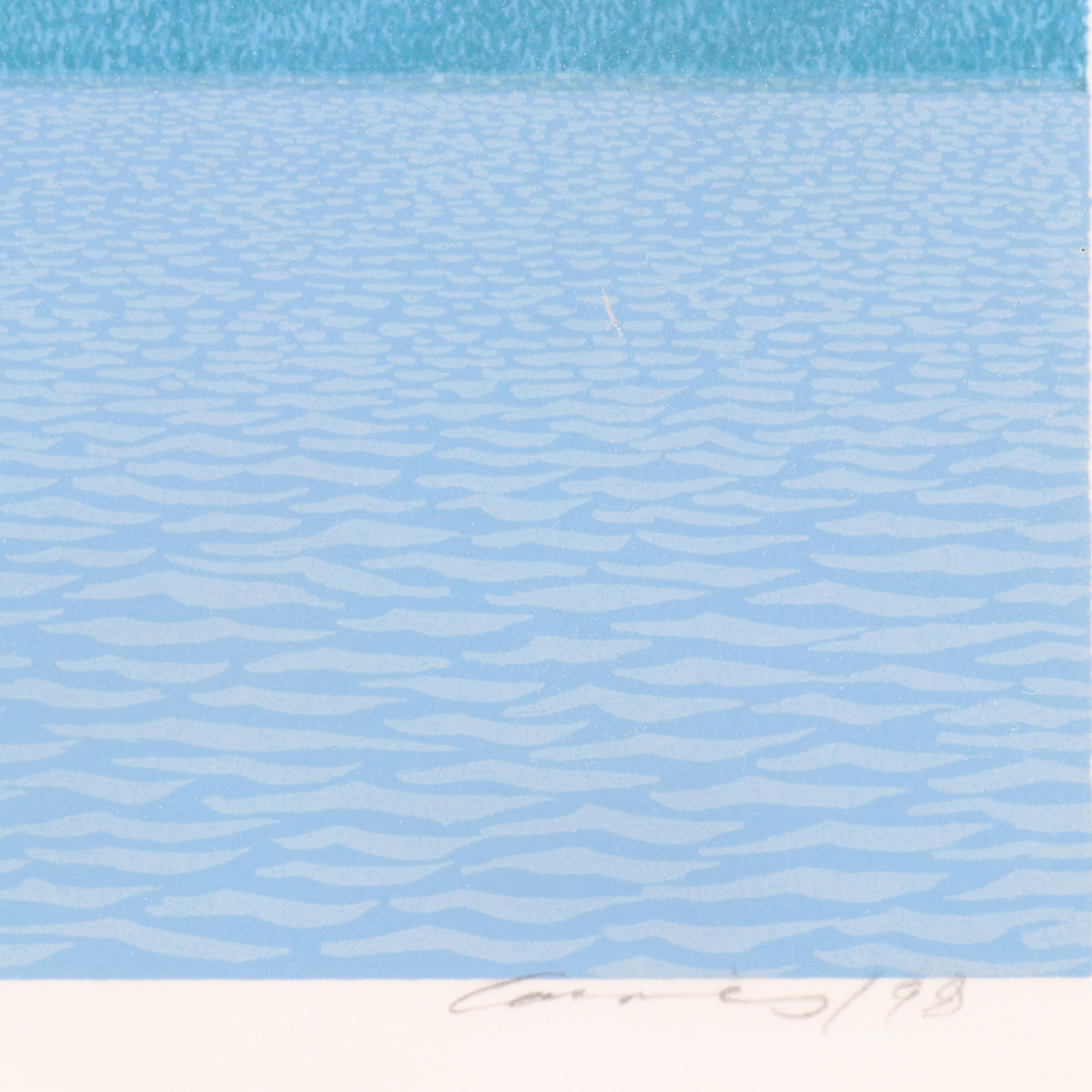 Derek Caines Serigraph "Gros Moume," 1998