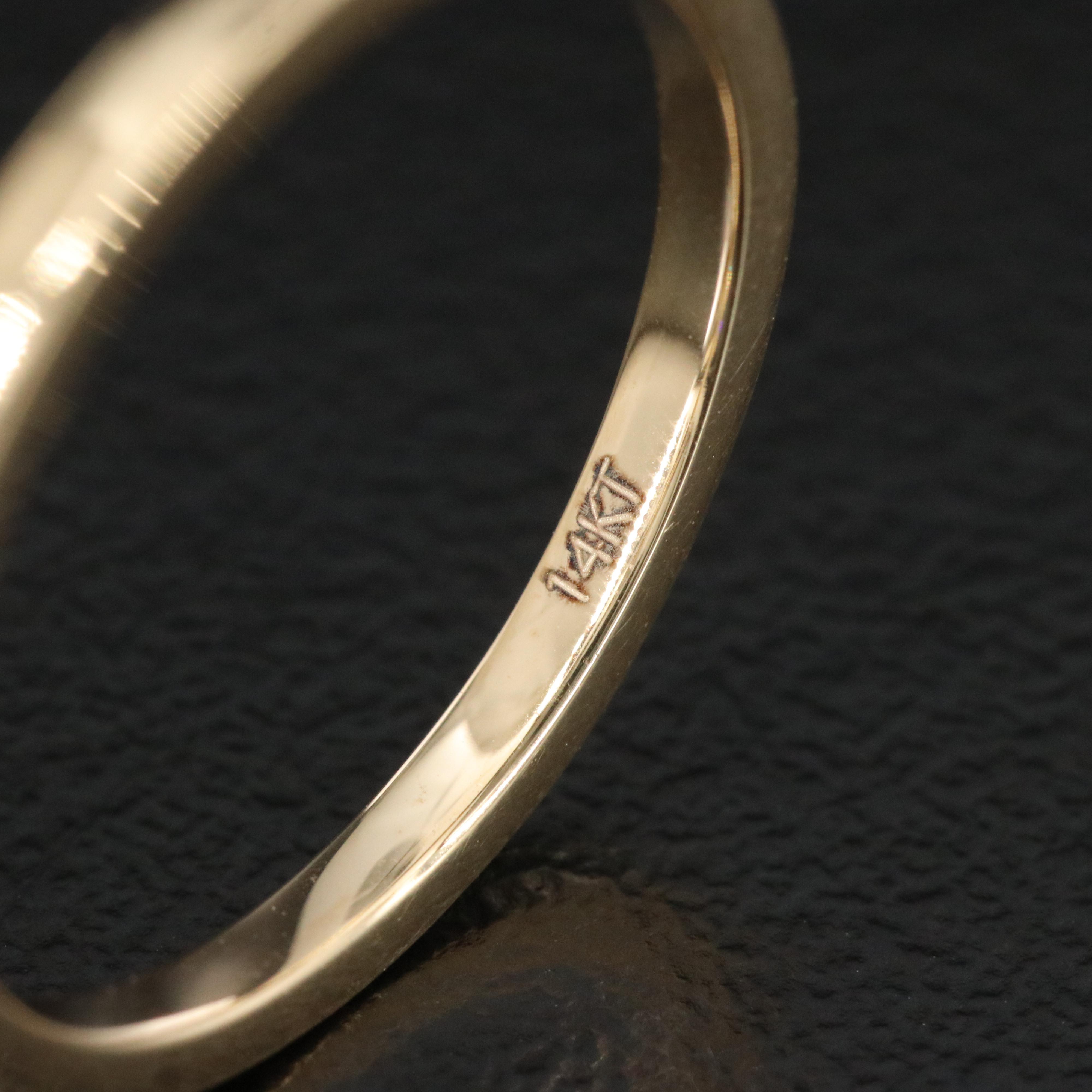 14K 1.01 CT Lab Grown Diamond Solitaire Ring with IGI Report