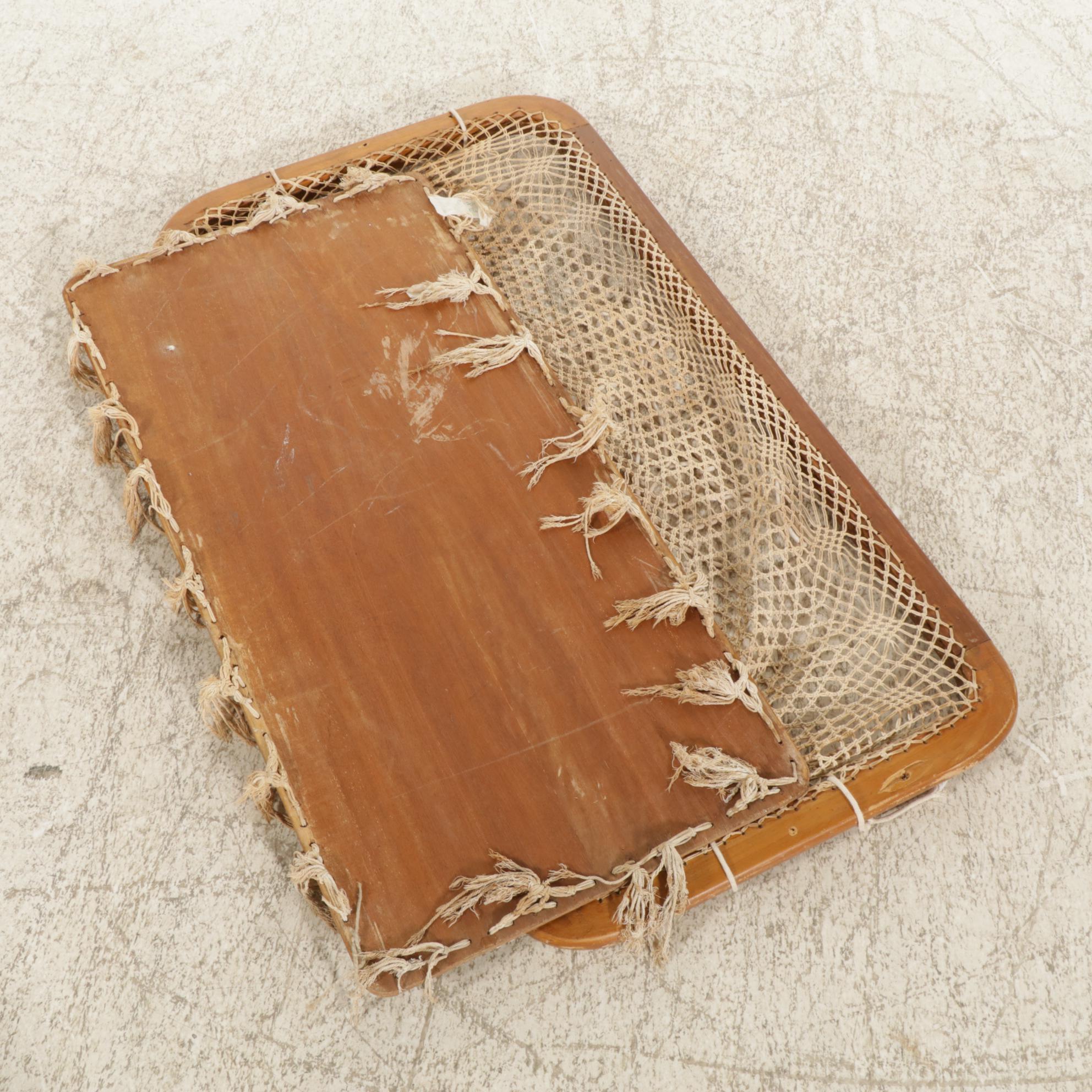 Hanging Macrame Bassinet, Mid to Late 20th Century