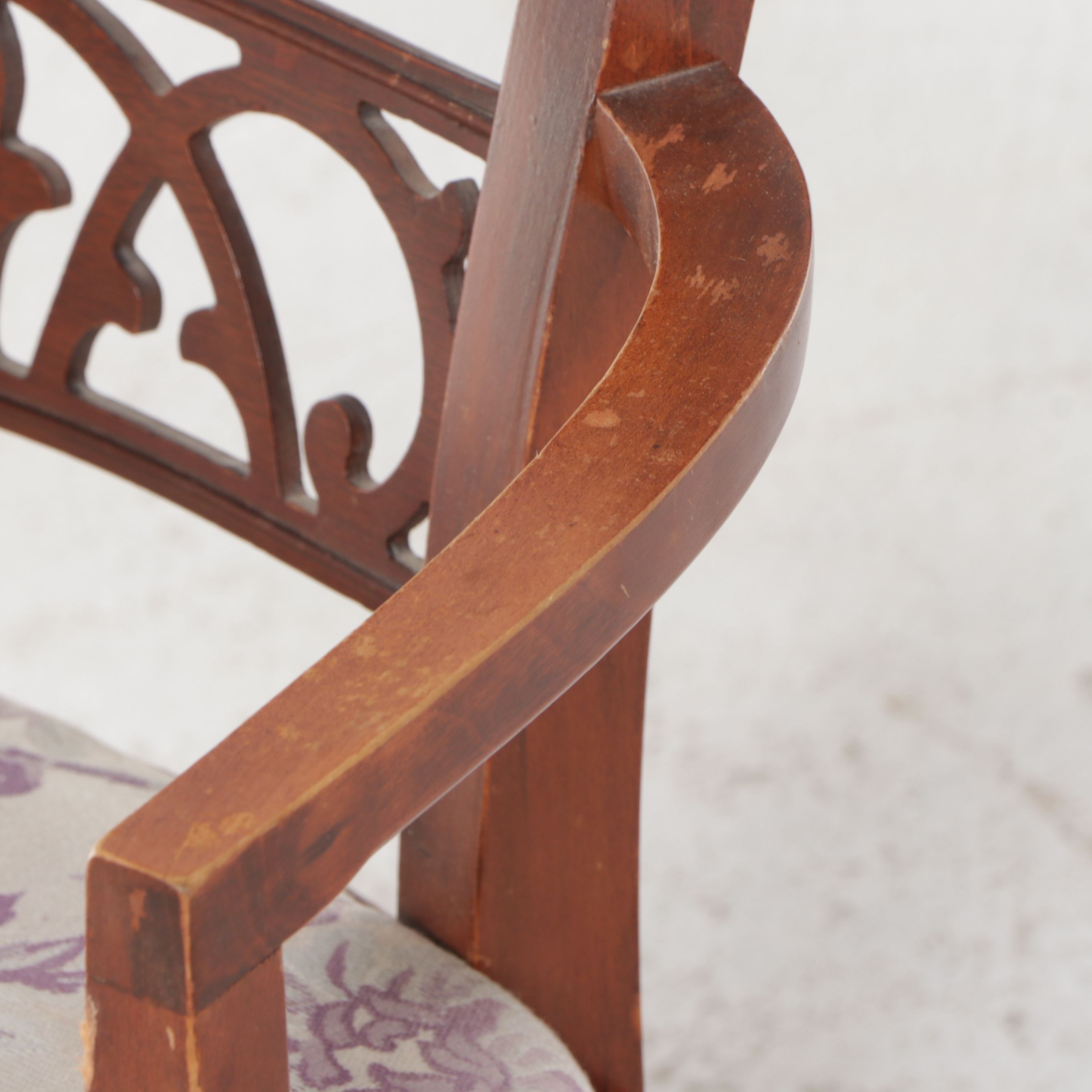 Regency Style Mahogany Fauteuil